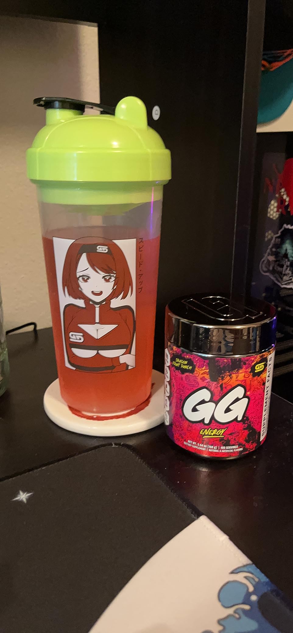 Gamer Supps GG Energy - Dragonfruit Punch (100 Servings) - Keto Friendly Gaming Energy and Nootropic Blend, Sugar Free + Organic Caffeine + Vitamins, Powder Drink customer photo 2