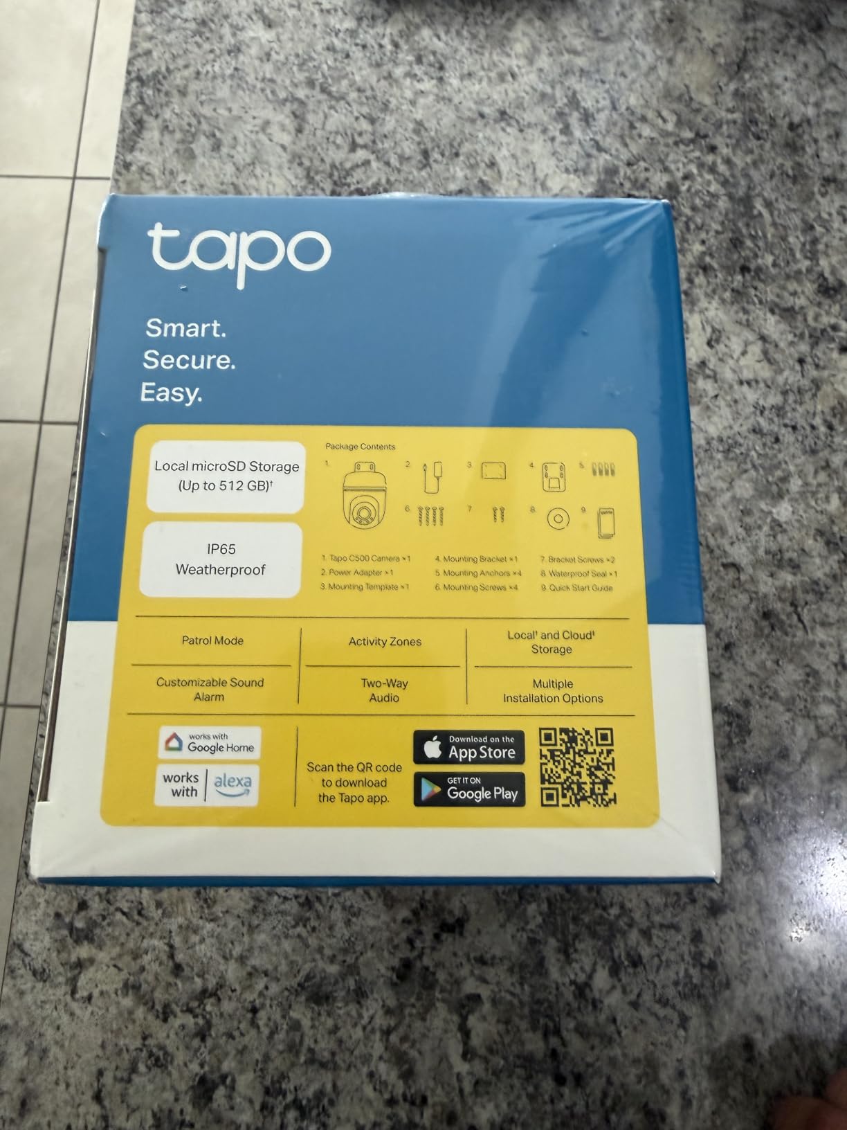 Tapo 1080P Outdoor Wired Pan/Tilt Security Wi-Fi Camera, 360 View, Motion Tracking, Works with Alexa & Google Home, Night Vision, Free AI Detection, Cloud & SD Card Storage(up to 512GB), Tapo C500 customer photo 2