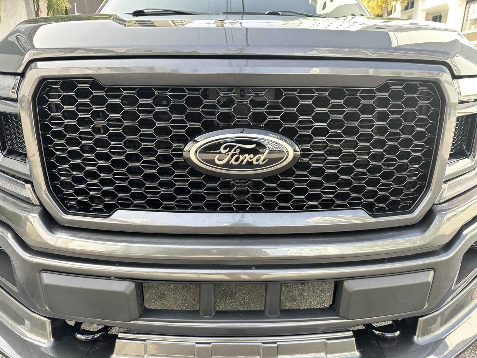 Ford 2018-2023 F-150 Front Grille and Rear Tailgate Black Appearance Emblem Kit M-1447-F15B customer photo 2