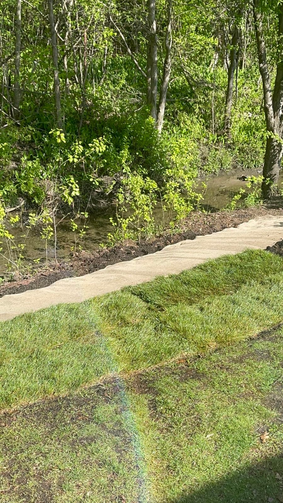 Riakrum 3 Pcs 48 Inch X 90 ft in Total Erosion Control Blanket Burlaps Netting Mesh Burlap Erosion Control Liner Blanket Burlap Loose Weave Planter Liner Roll for Raised Bed Soil Saver customer photo 2