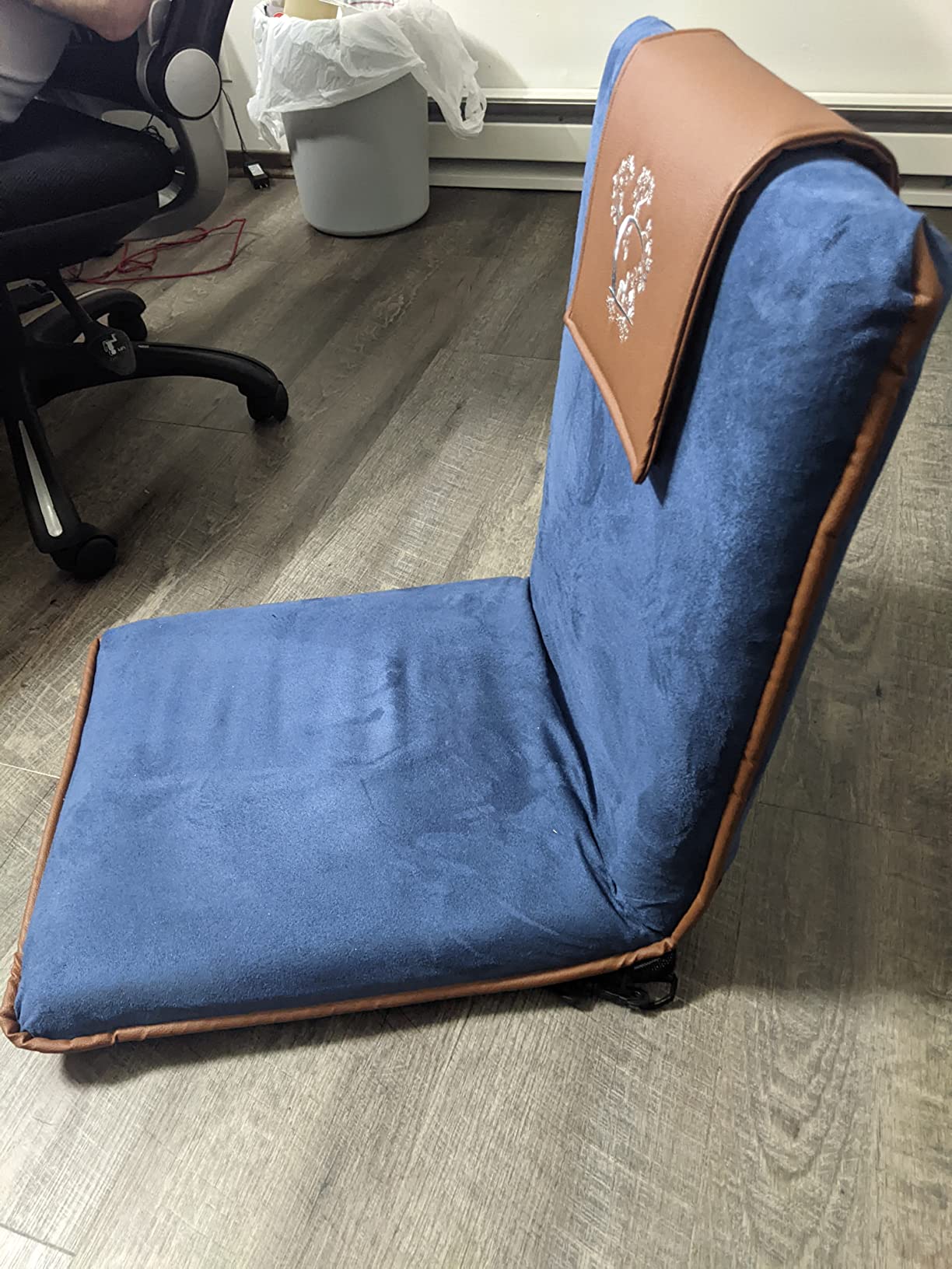 Japanese Meditation Floor Chair with Back Support for Adults - Premium Meditation Chair with Adjustable & Foldable Back for Seating, Yoga & Gaming - Folding Backjack Chairs with Backrest for Adults customer photo 2