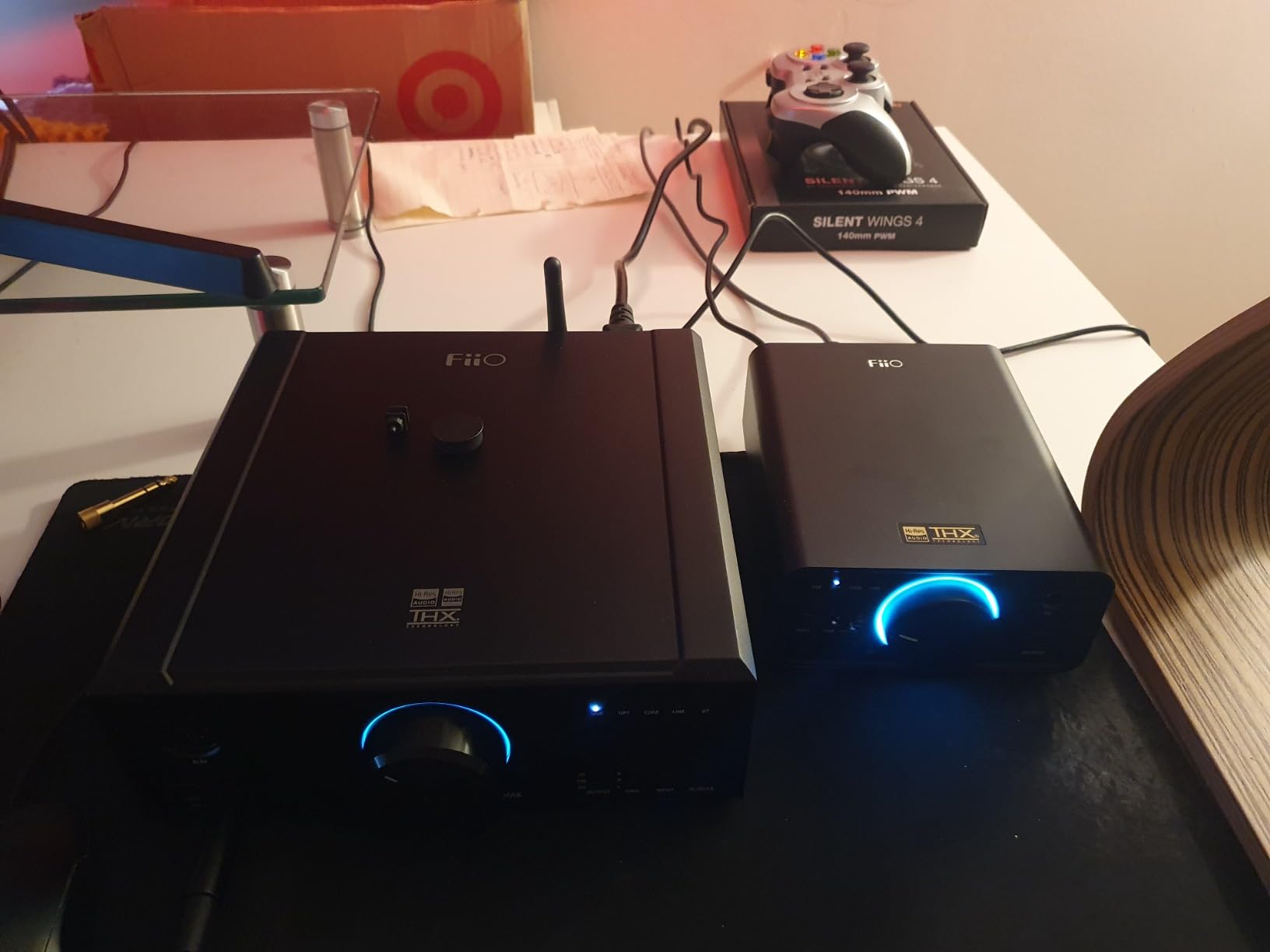 FiiO K7 Full Balanced HiFi DAC Headphone Amplifier AK4493S*2, XMOS XU208 PCM384kHz DSD256, USB/Optical/Coaxial/RCA Inputs, 6.35mm/4.4mm Output customer photo 2