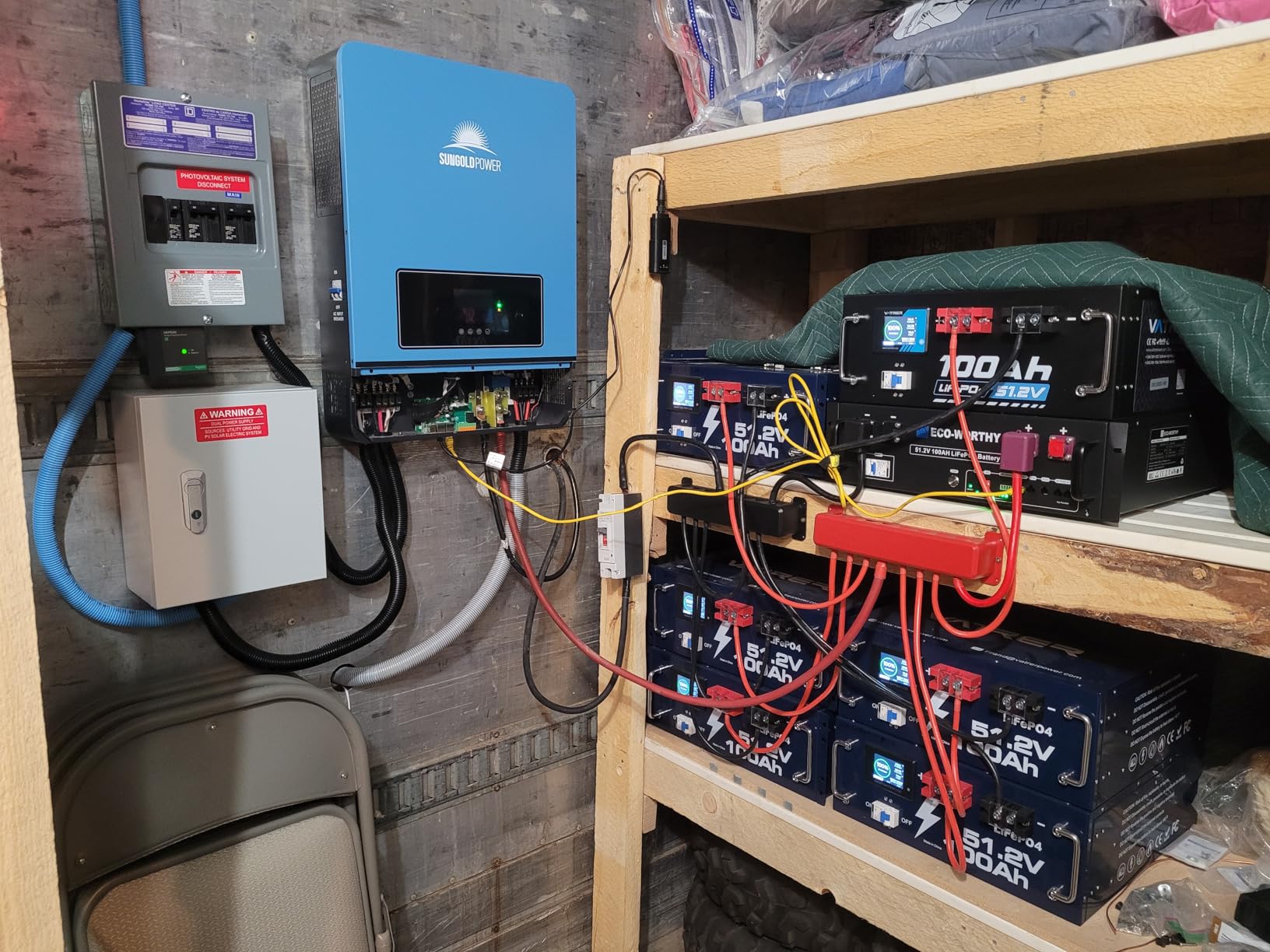 VATRER POWER 48V 100AH Lithium LiFePO4 Battery, Built-in 100A BMS | Touchable Smart Display & Mobile APP, Max. 4800W Power Output, 5000+ Cycles, Perfect for Solar System & Off-Grid Applications customer photo 2