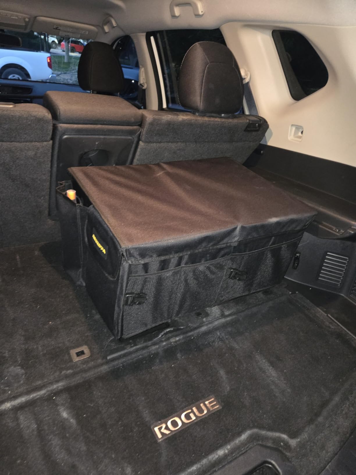 MIKKUPPA Trunk Organizer with Lid - 65L Collapsible Car Organizer, Black | Reinforced Board Resists Deformation, Sturdy Car Storage for SUV Sedan Truck Van, with Adjustable Straps and Non-Slip Bottom customer photo 1