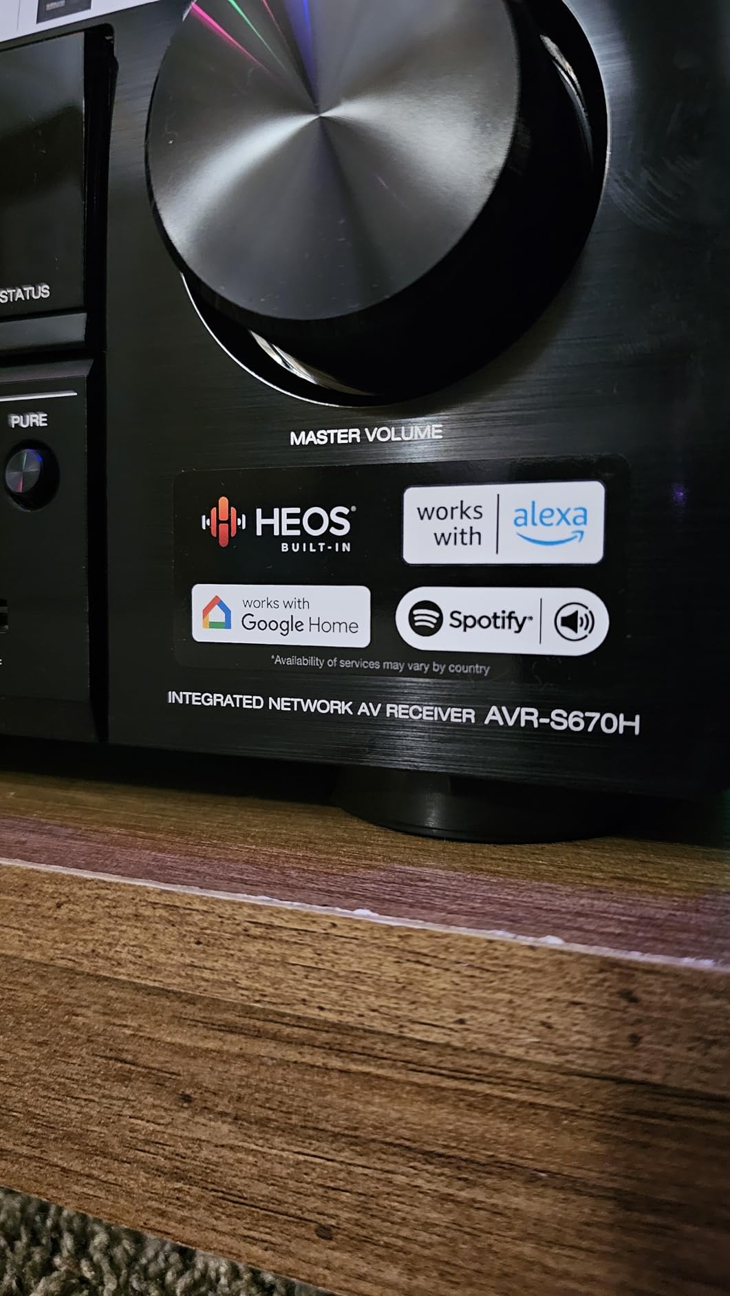 Denon AVR-S670H 5.2 Ch Home Theater Receiver, 8K UHD HDMI Receiver 75W x 5 with HEOS, Dolby TrueHD, DTS HD customer photo 2