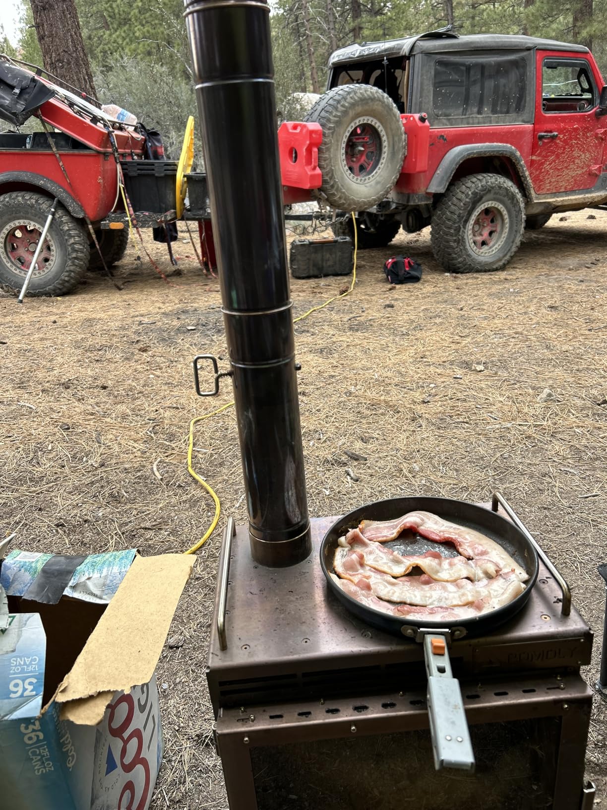 Camping Tent Stove Wood Burning Stove, Dweller Max 3 Stainless Steel Wood Stove for Hiking, Cooking, Heating (with 3 Glasses) customer photo 2