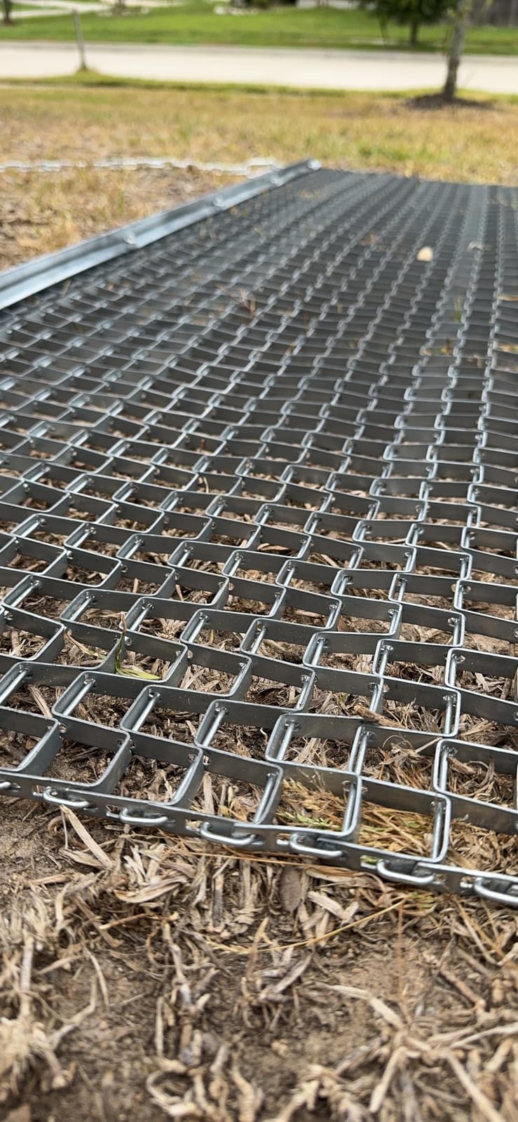 YITAMOTOR 6 x 3 Ft ATV UTV Drag Mat | Heavy Duty Durable Zinc and Steel Mesh Field Surface Leveling Drag Mat for Manual or Vehicle Pulling customer photo 1