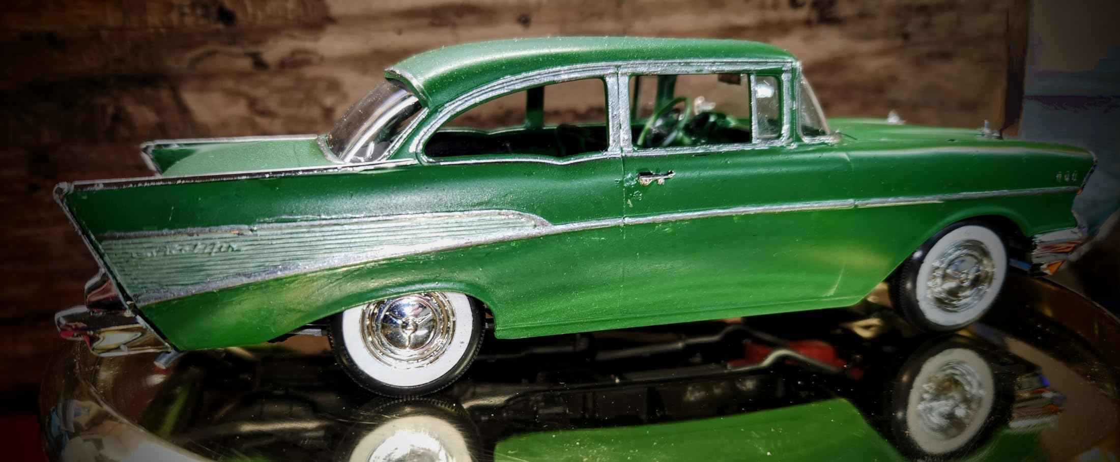 Revell 14551 '57 Chevy Bel Air Two Door Sedan 2'N1 1:25 Scale 186-Piece Skill Level 5 Model Car Building Kit customer photo 1