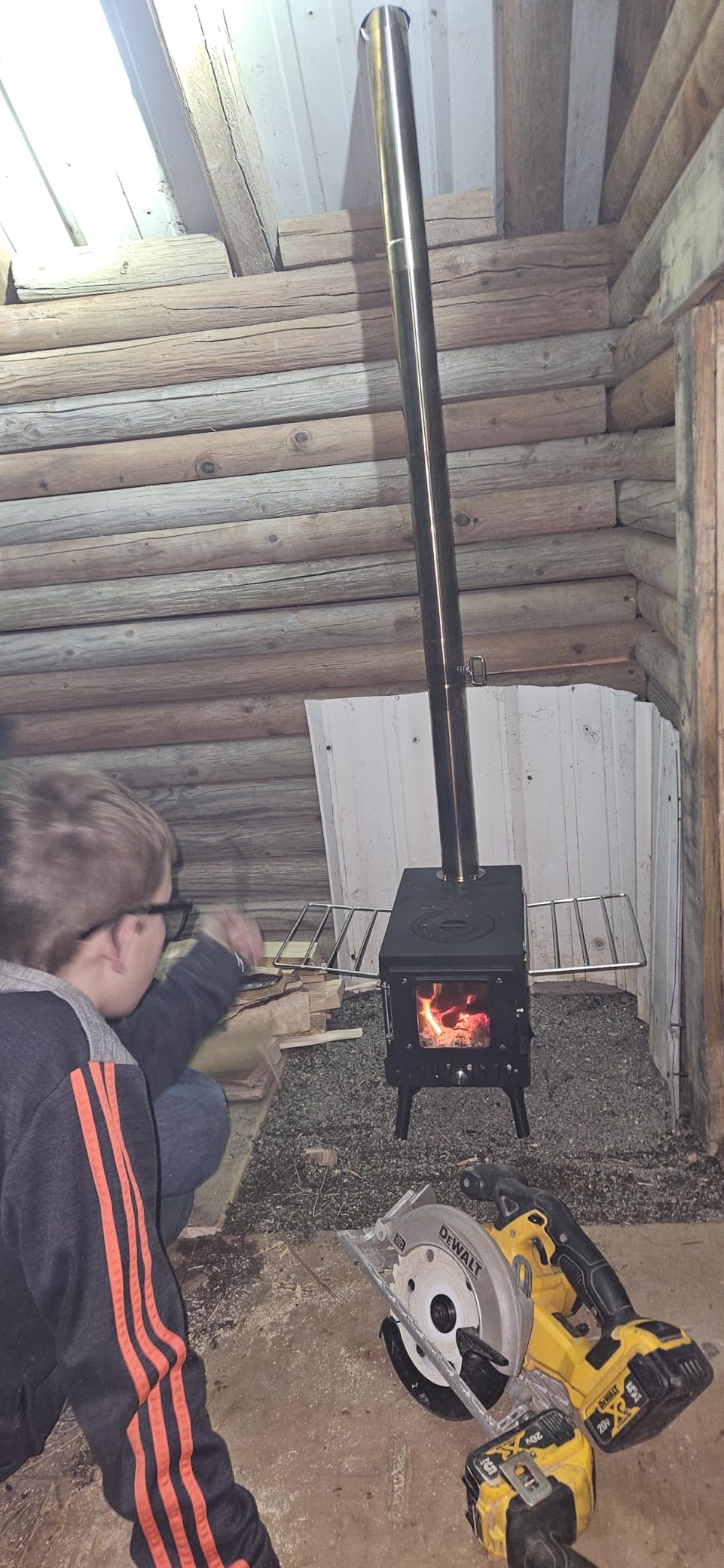 Huskfirm Wood Burning Stove Folding Portable customer photo 1