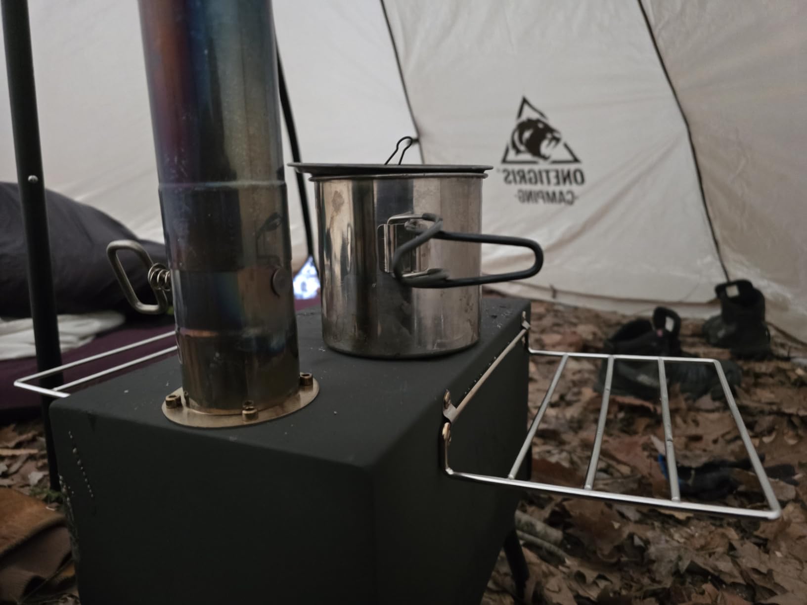 Huskfirm Wood Burning Stove Folding Portable customer photo 2