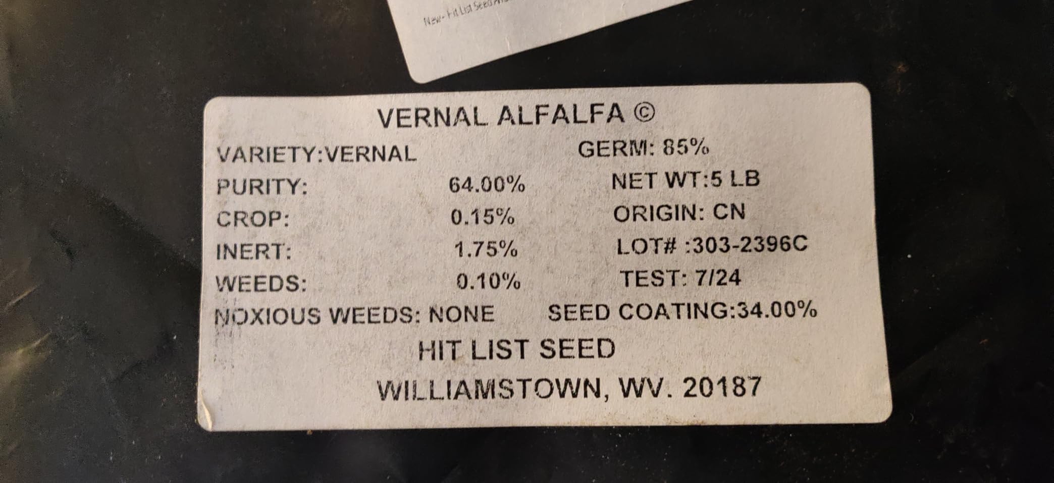 No Till Alfalfa Food Plot Seeds for Deer Perennial - Deer Food Plot Seed Throw and Grow - 100% Alfalfa - Spring, Summer & Fall Planting - 5 lbs customer photo 1