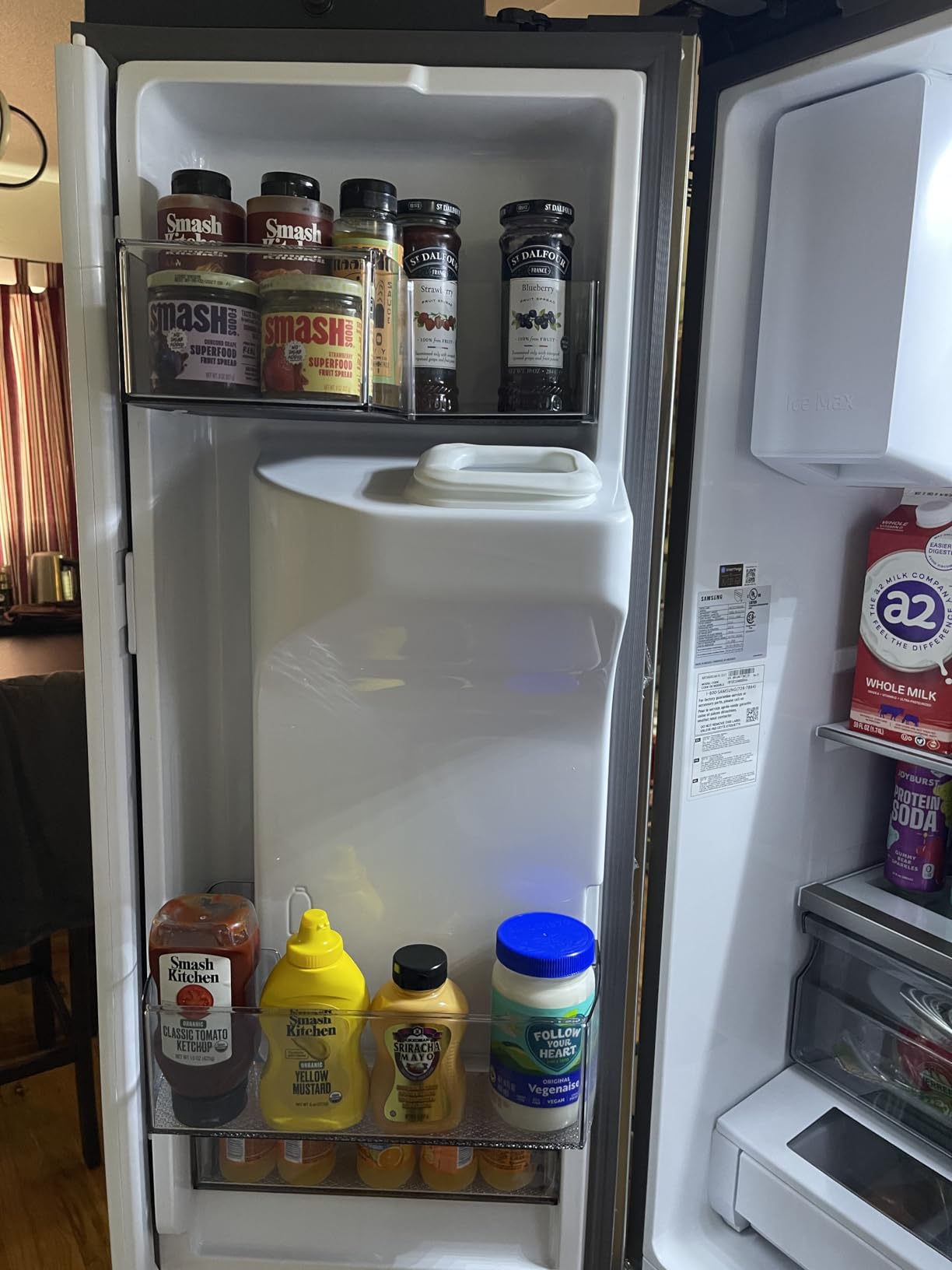 Samsung 31 cu. ft. Mega Capacity 3-Door French Door Refrigerator with Four Types of Ice, Stainless Steel, RF32CG5400SRAA customer photo 2