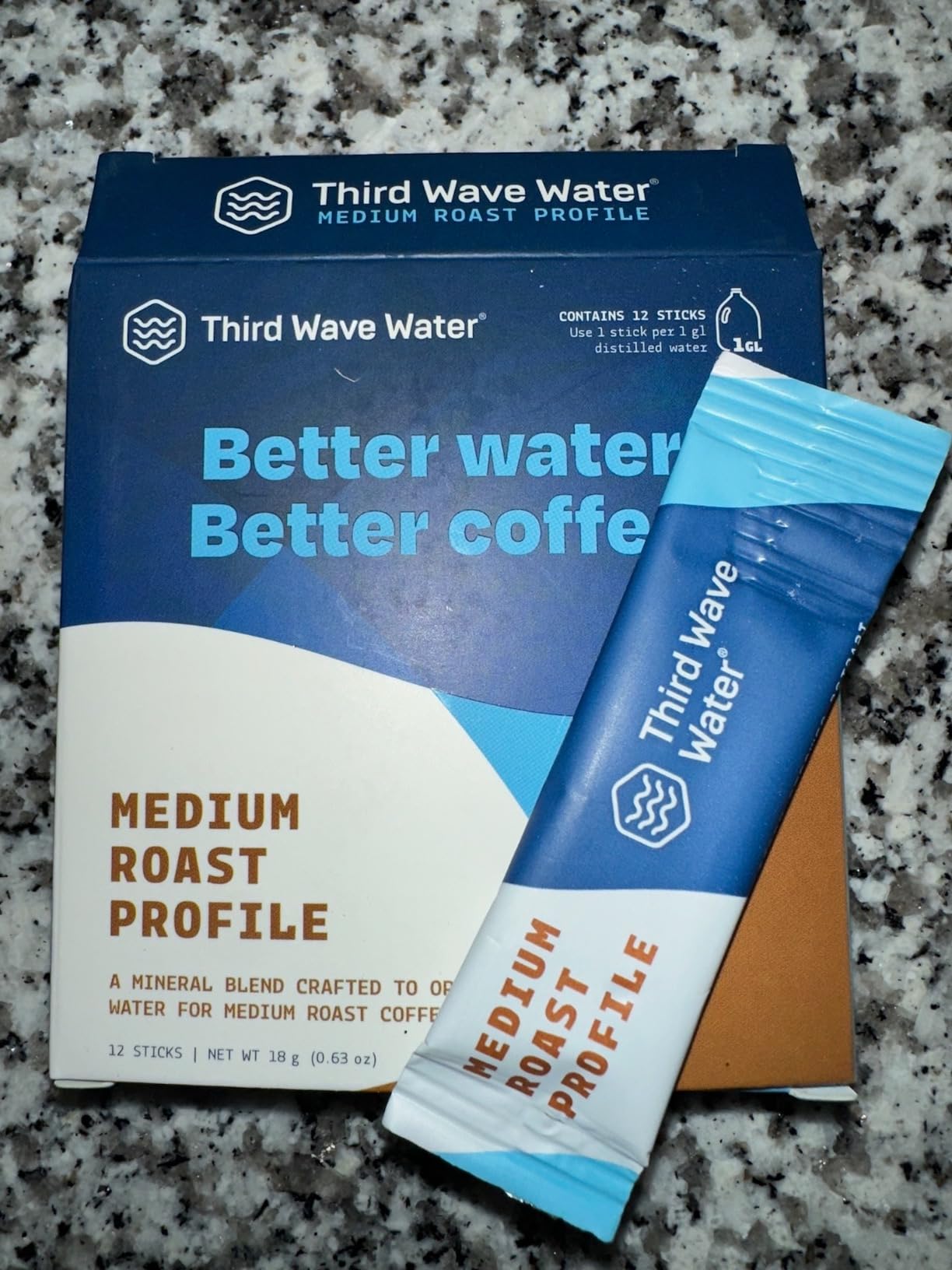 Third Wave Water Medium Roast For Brewing The Best Coffee, 12 Single Gallon Sticks, As Seen On Shark Tank customer photo 1