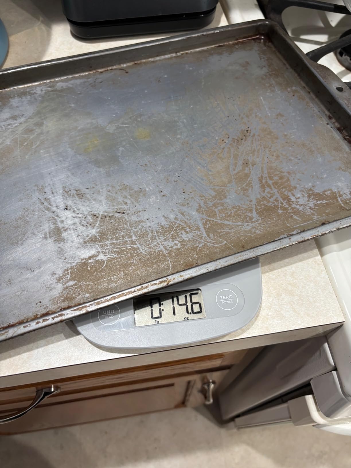 KitchenAid Premium Aluminized Steel Baking Sheet, Nonstick, 10x15 Inch, Contour Silver customer photo 1