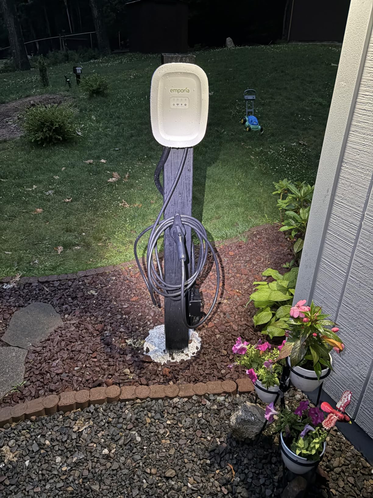 EMPORIA Level 2 EV Charger w/ J1772 Connector - 48 Amp, 240V WiFi Enabled Electric Vehicle Charging Station, 25ft Cable, Hardwired with Whip customer photo 2