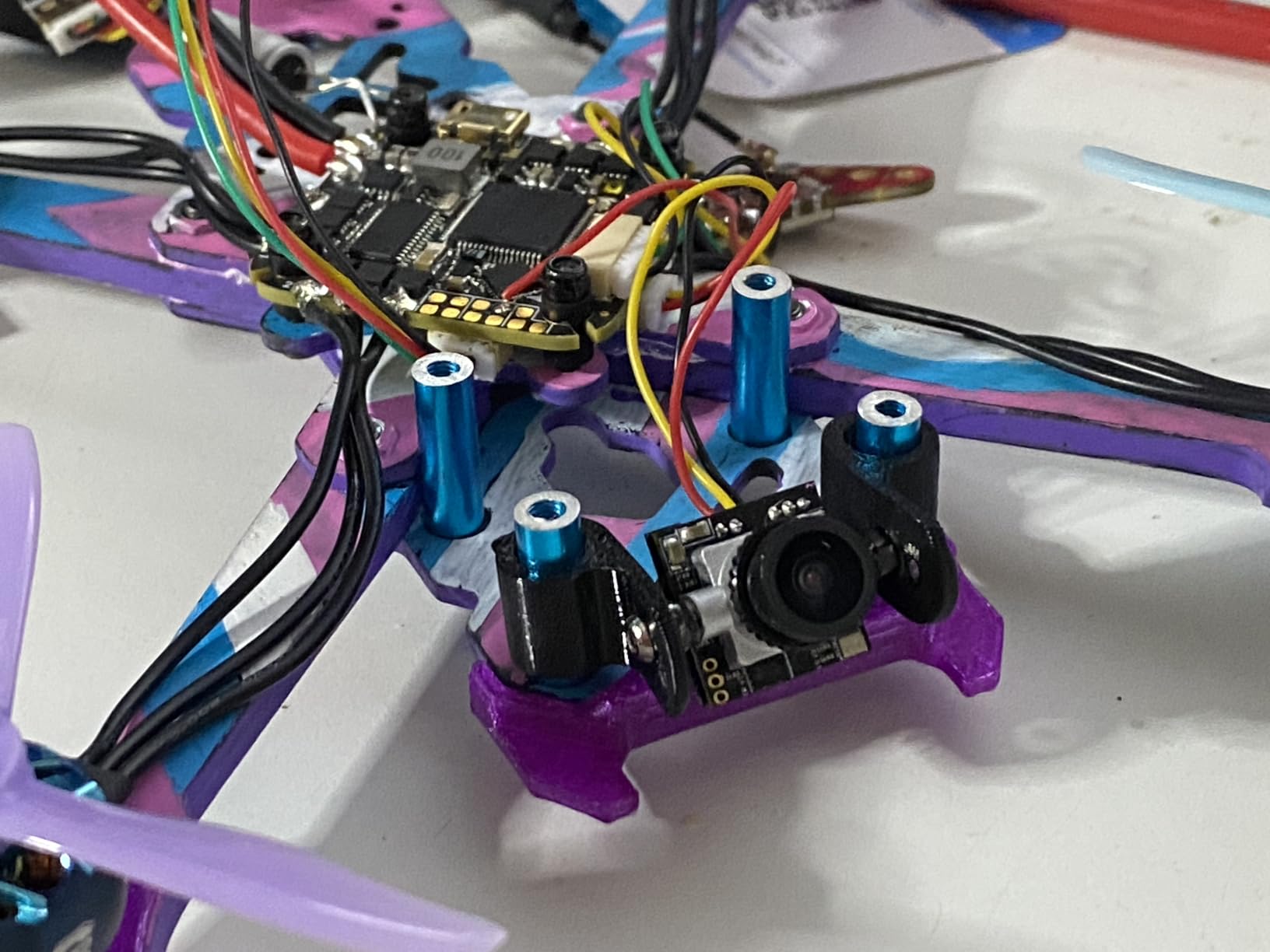 Specter F722 40A 4-6S AIO, 25.5x25.5 Install holes, DSHOT300/600, Support STM32 F722 FC, MPU6000 Gyroscope, for FPV Racing Drone Quad customer photo 2