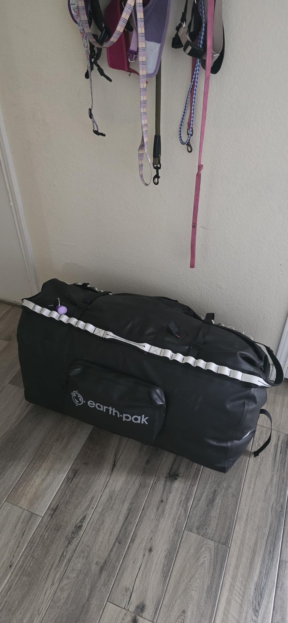 Earth Pak Waterproof Duffel Bag - Large Dry Bag, 1680D TPU, Heavy Duty, Camping & Marine Dry Bag, 8x8 Popout Pocket customer photo 1
