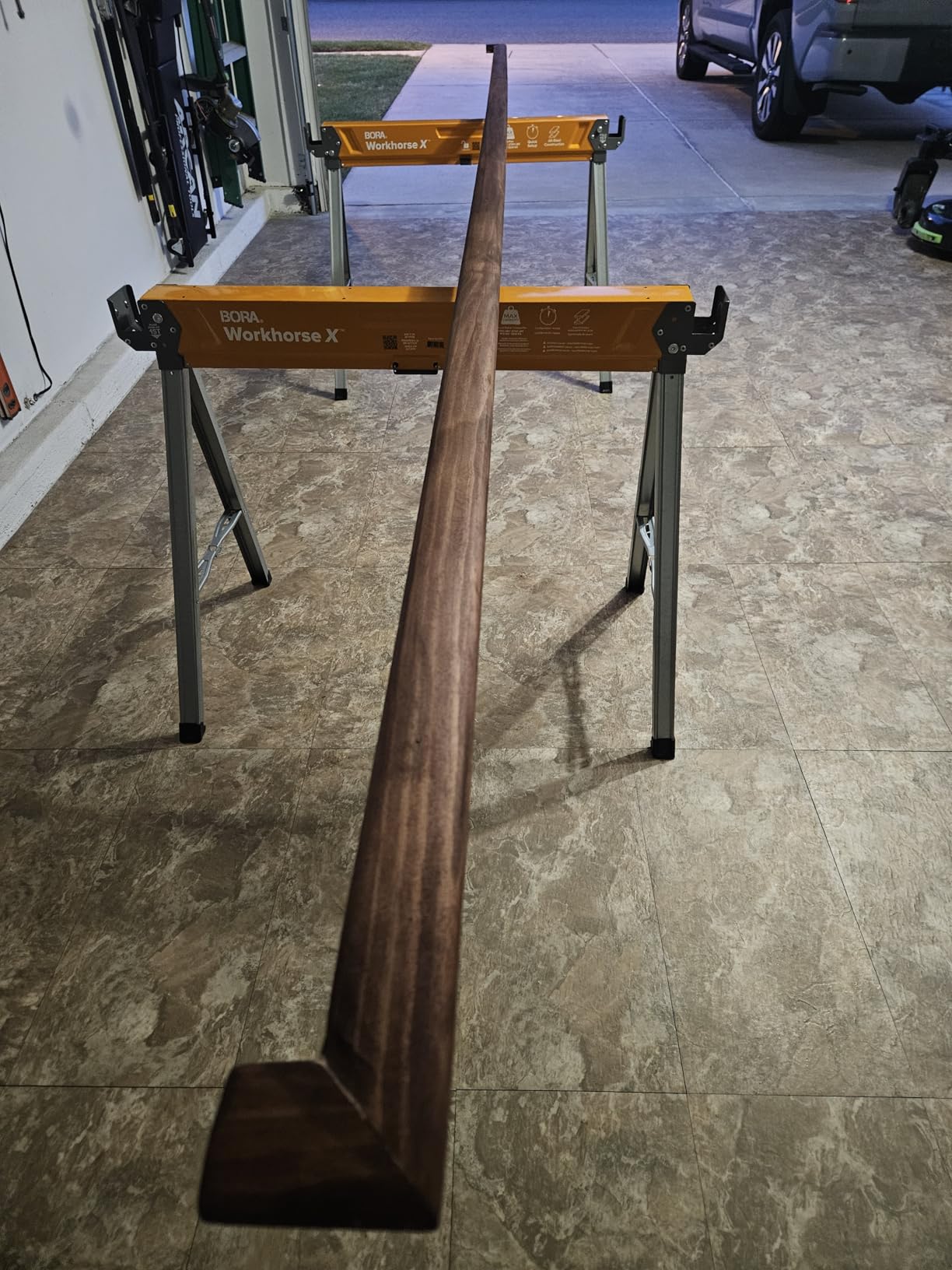 BORA Workhorse Saw Horses 2 pack Folding Heavy Duty Metal Sawhorse with 2x4 Bracket Professional Saw Horse for Woodworking Carpenters Contractors PM-3350T customer photo 2