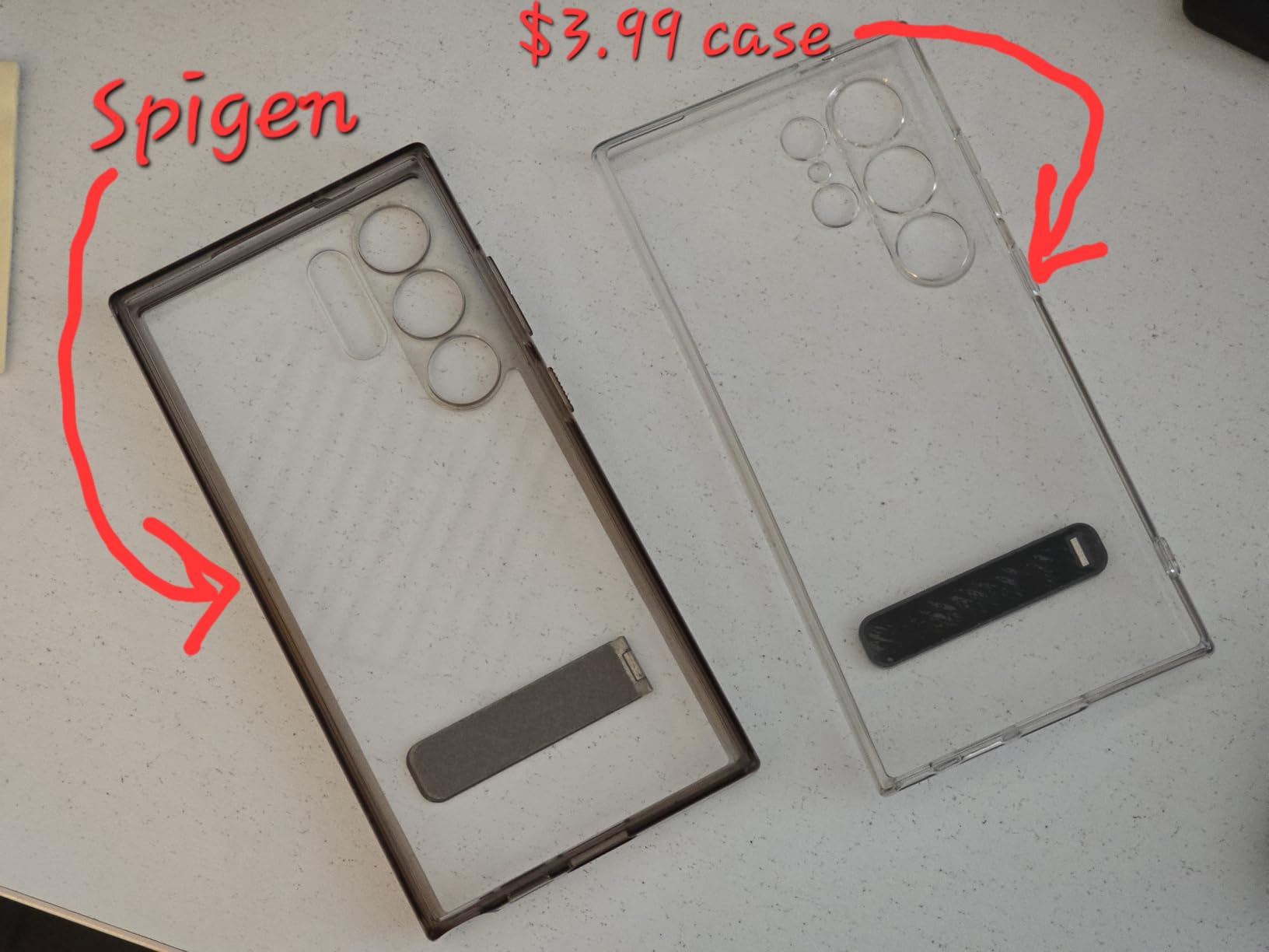 Spigen for Galaxy S24 Ultra Case, Ultra Hybrid [No Magnet Ring] [Anti-Yellowing] - Crystal Clear customer photo 1