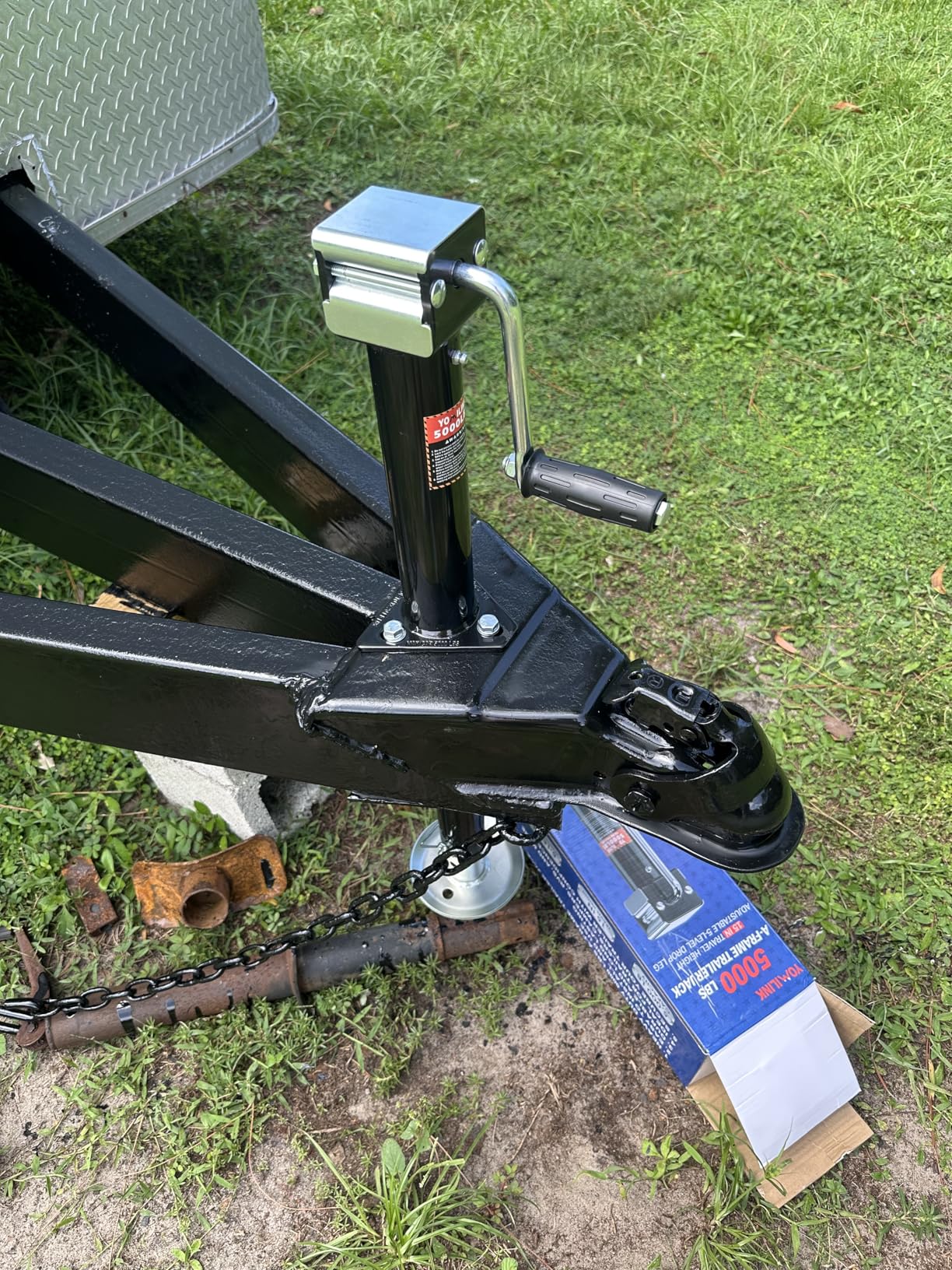 YOMILINK 5000 lbs A-Frame Trailer Jack, 15