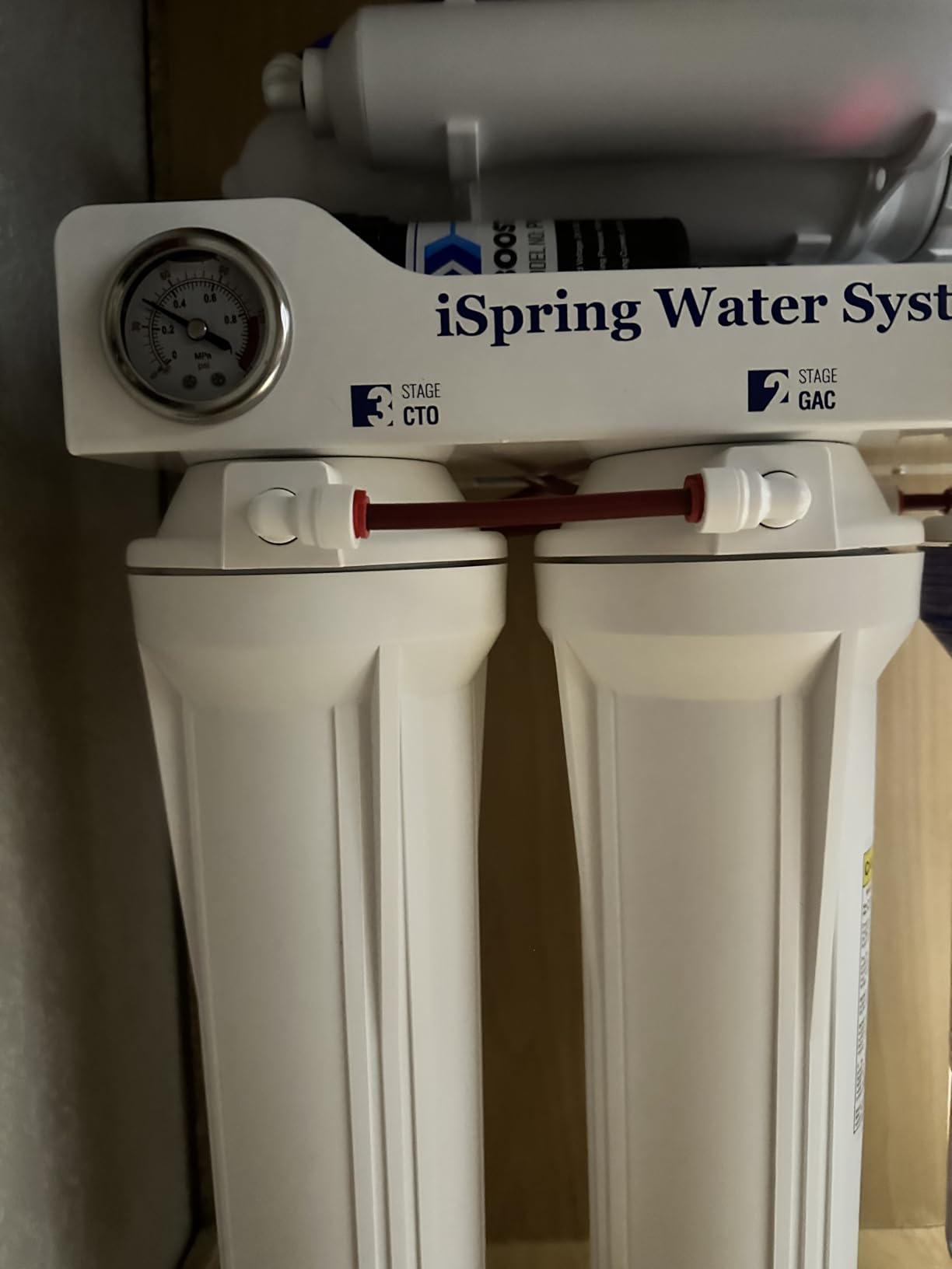 iSpring RCC1DP Tankless RO/DI System - 5-Stage, 150 GPD with Pump | Built-in pump boosts efficiency in low water pressure. 0 TDS pure water. Space-saving tankless. Ideal for tanks, labs. customer photo 1