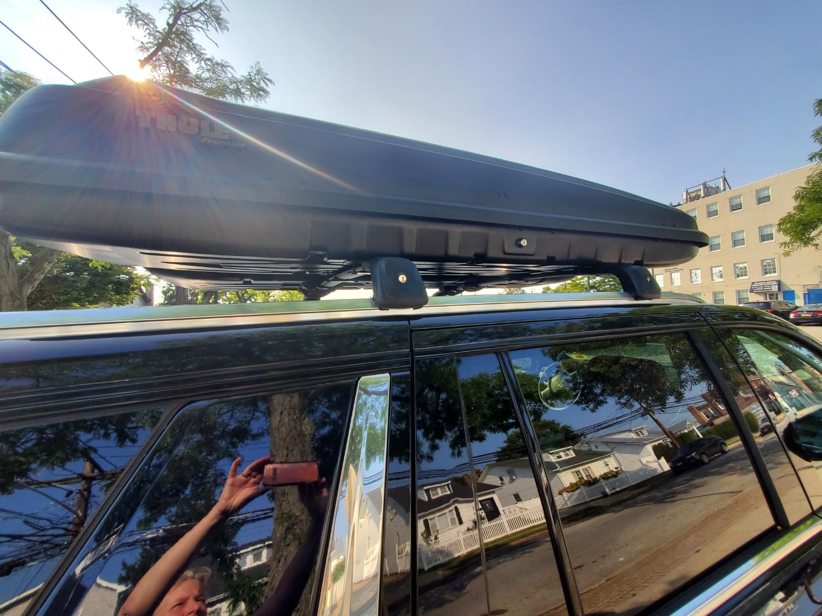 350lbs Roof Rack Cross Bars for 2021-2026 Chevy Tahoe/GMC Yukon XL | Chevrolet Suburban/Cadillac Escalade ESV, Roof Rails Crossbars Lockable Rooftop Cargo Bag Kayak Skiboard Luggage Carrier customer photo 1