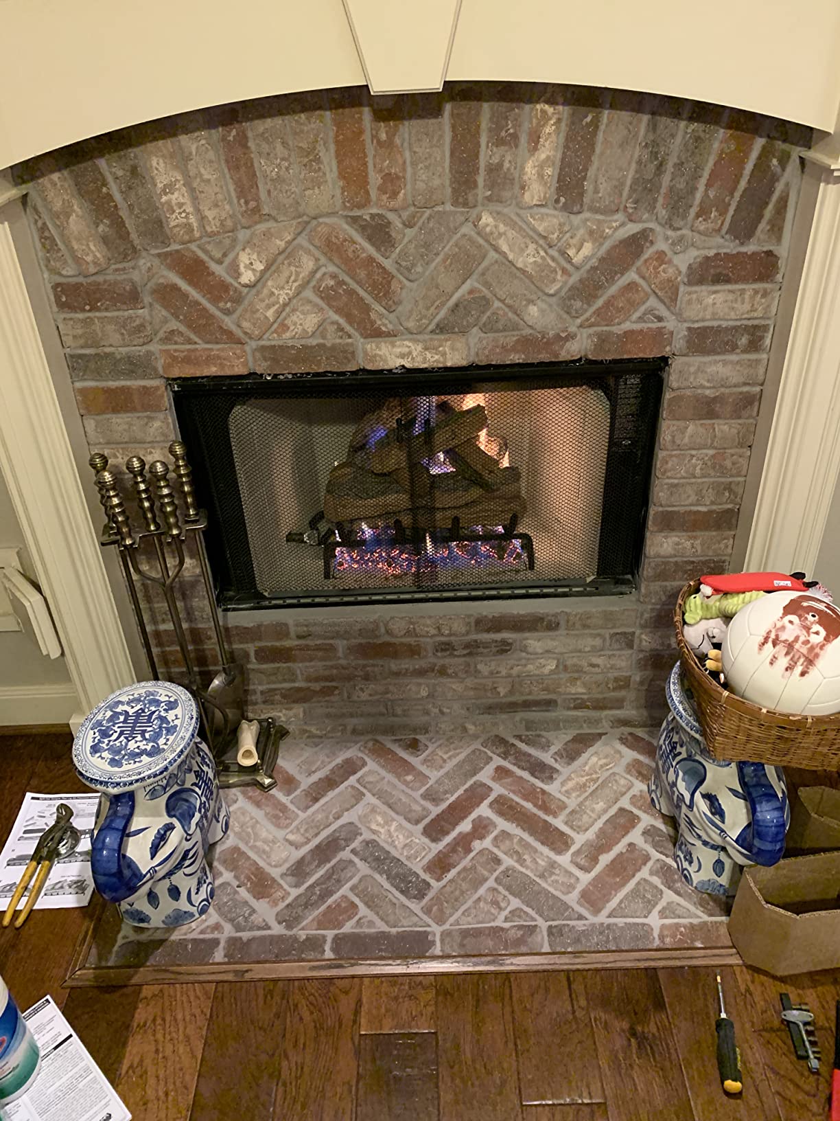 Real Fyre Split Oak Designer Plus Gas Logs, 24-Inch, Vented, 7-Piece Logs Only (No Burner) customer photo 2