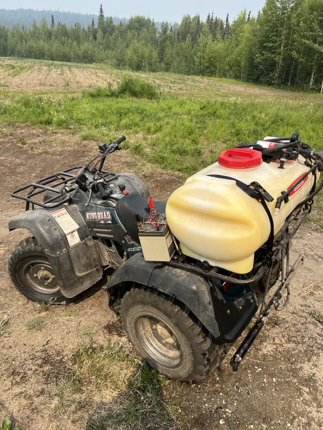 CHAPIN 25-Gallon Tow-Behind ATV Sprayer with 2-Nozzle Boom customer photo 1
