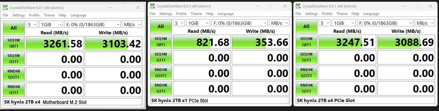 SABRENT M.2 NVMe SSD to PCIe x16 Adapter Card, Gen5, Heatsink | M-key NVMe only, Not for SATA M.2, 2230/2242/2260/2280, Aluminum heatsink, x4 electrical, Gen5 needs Gen5 slot customer photo 2