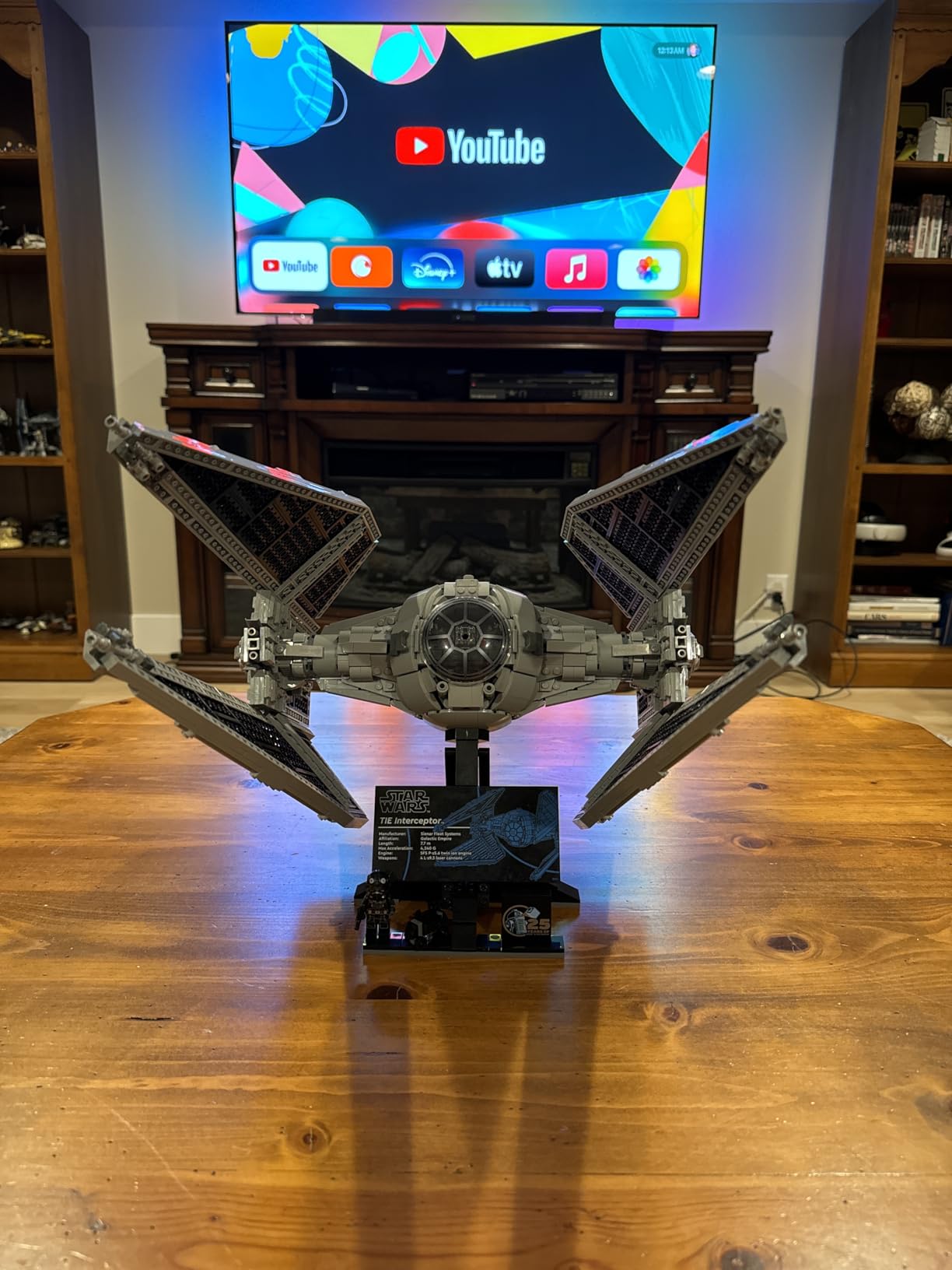 Star Wars Ultimate Collector Series TIE Interceptor Model Building Set, Star Wars Collectible with TIE Pilot Minifigure, Creative Build and Display Starfighter Set for Adults and UCS Fans, 75382 customer photo 2