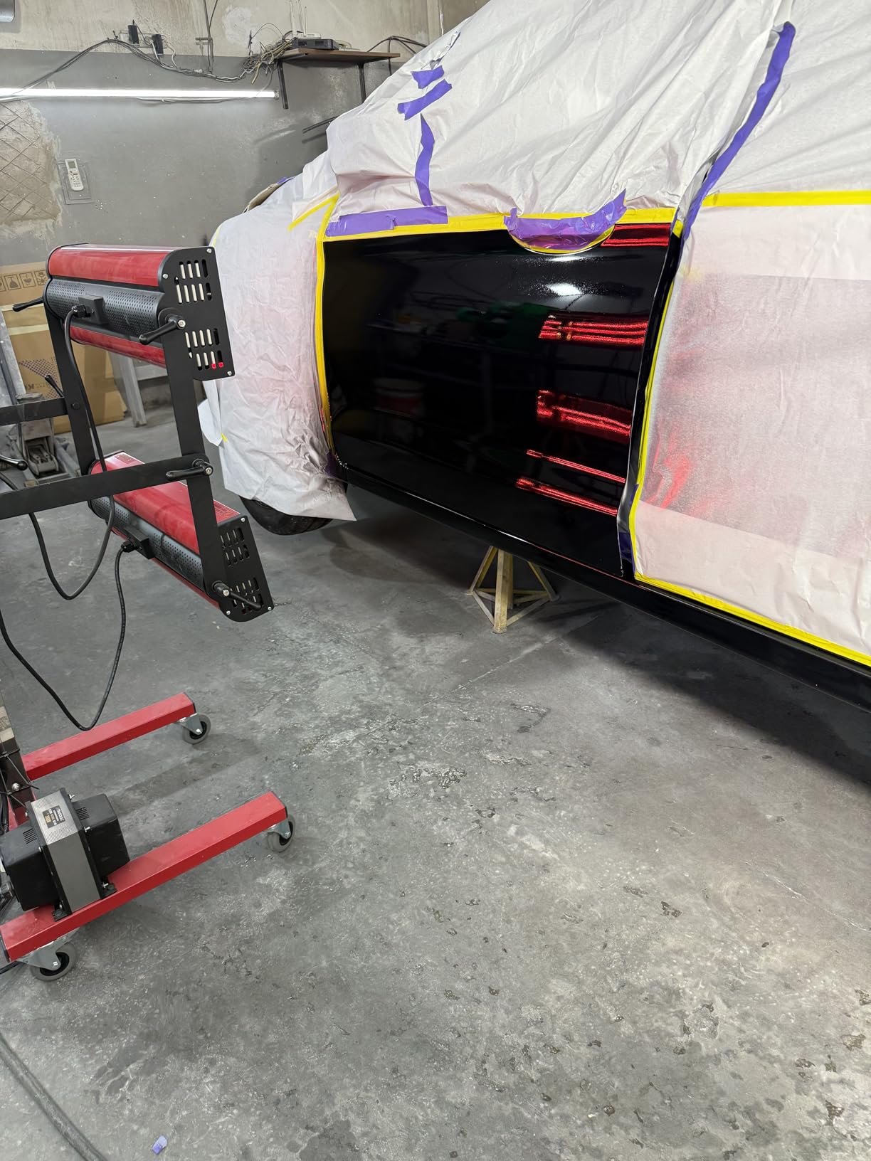Solary Infrared Paint Curing Lamp - Fast Drying Rapid Curing | 2100w 110v Car Body Repair Tool Reaches 160°C in 5min for Paint Technicians Quickly Dry and Cure Coatings in Spray Booths customer photo 1