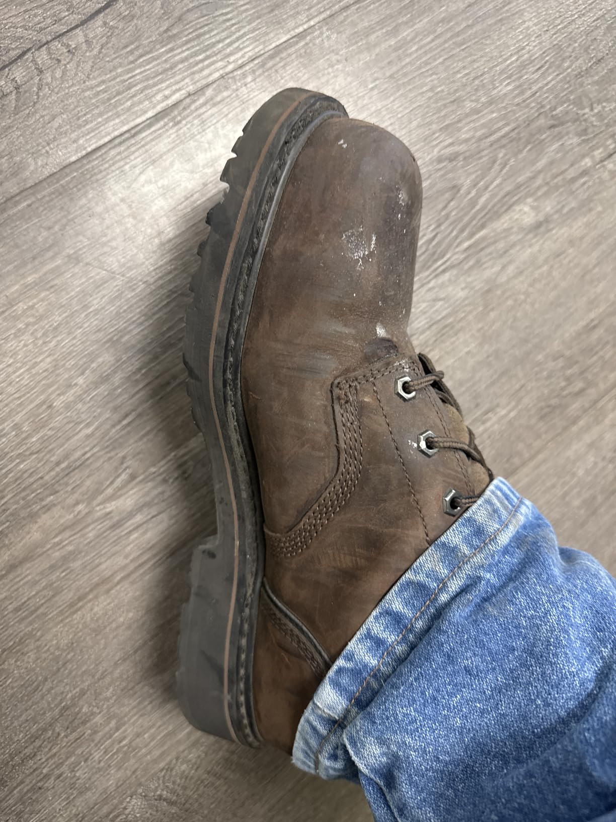 Timberland PRO Men's Pit Boss 6 Inch Steel Safety Toe Industrial Work Boot customer photo 2