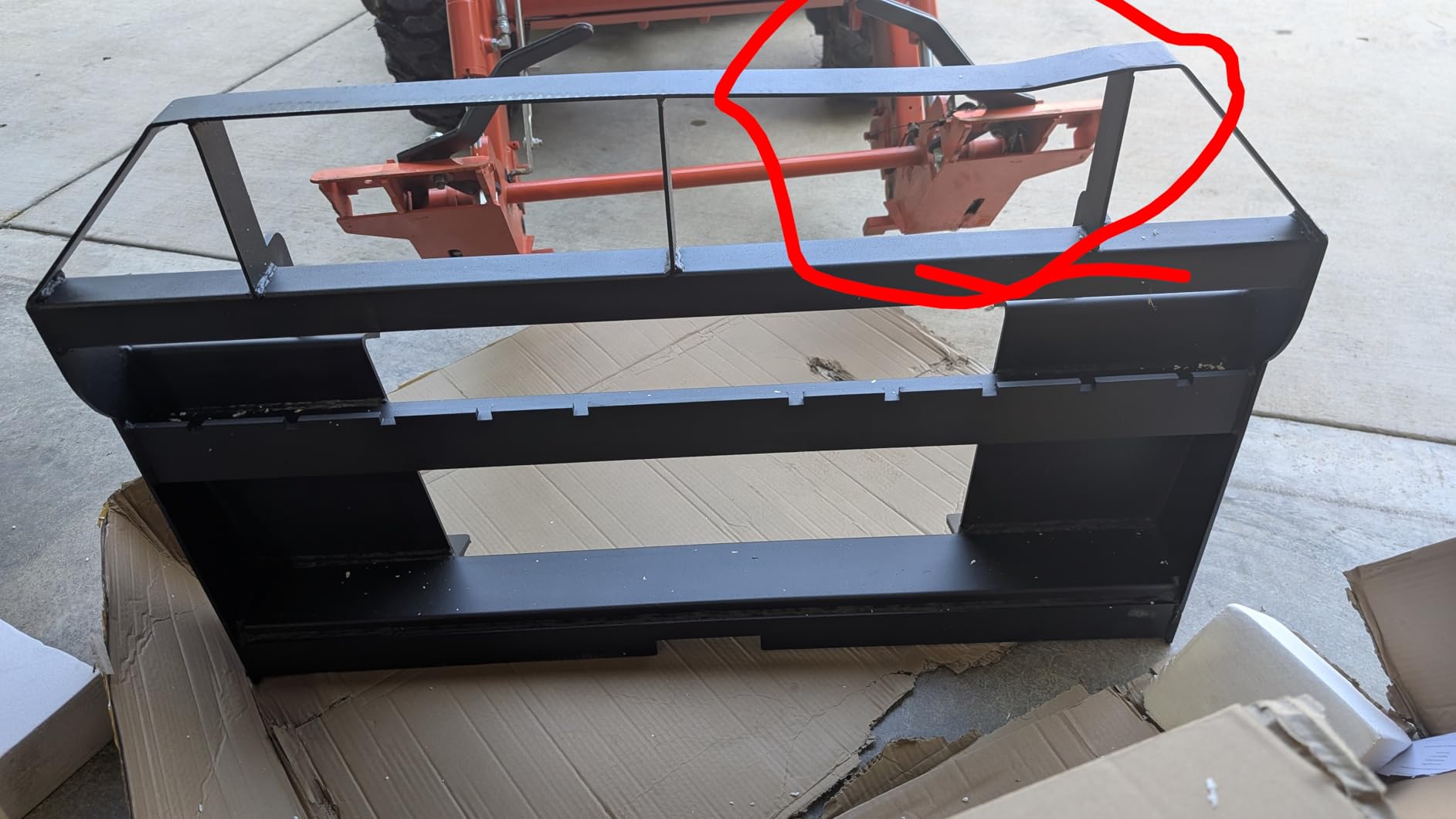 YITAMOTOR 4000lbs Universal Skid Steer Pallet Fork Attachment, 46
