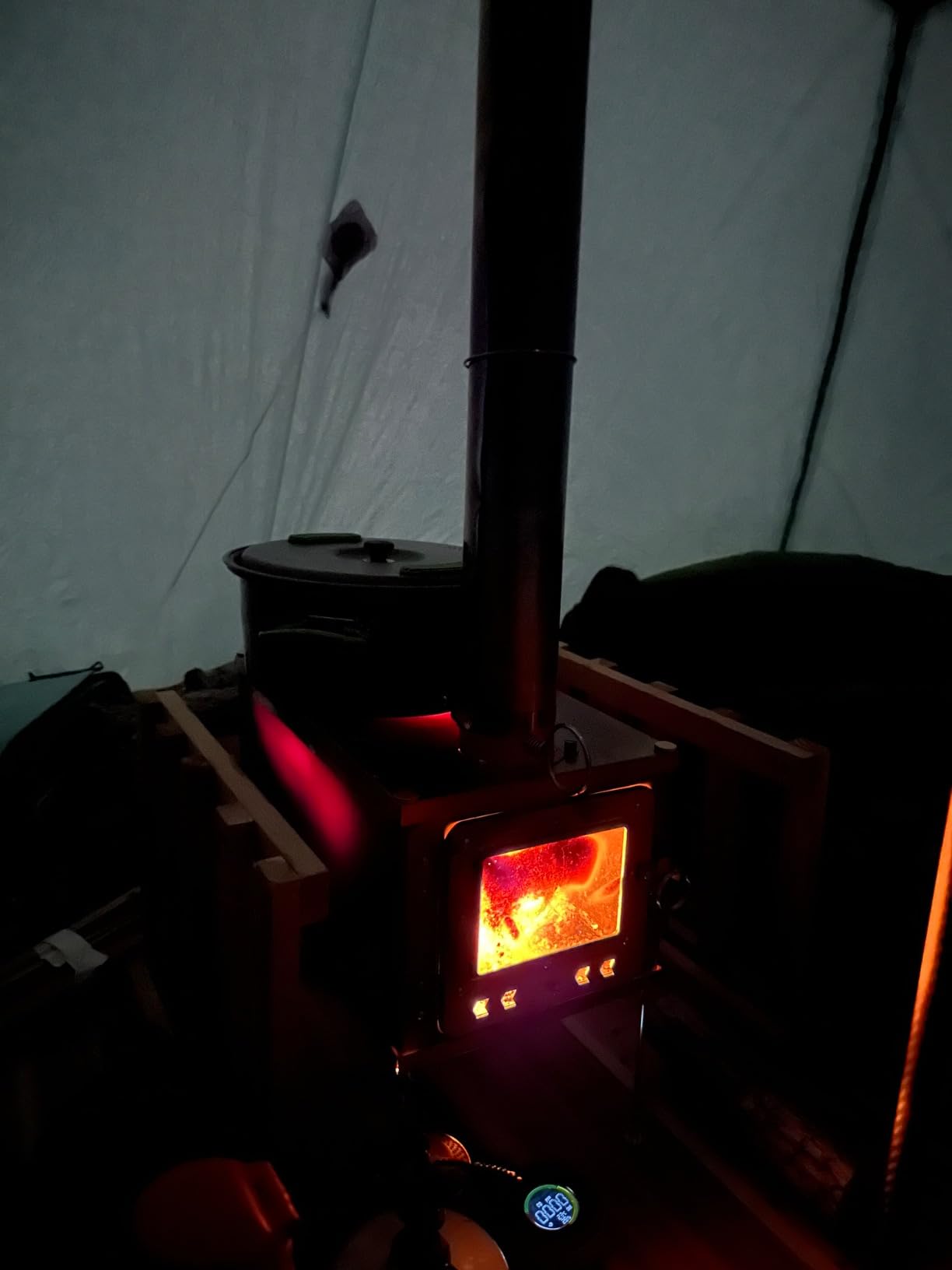 Soomloom Foldable Titanium Wood-Burning Stove WintourUL | 0.5mm Lightweight, Compact, Durable Portable Folding Wood Burning Stove for Outdoor Camping, Hiking, Bushcraft, Ultralight Cooking & Heating customer photo 1