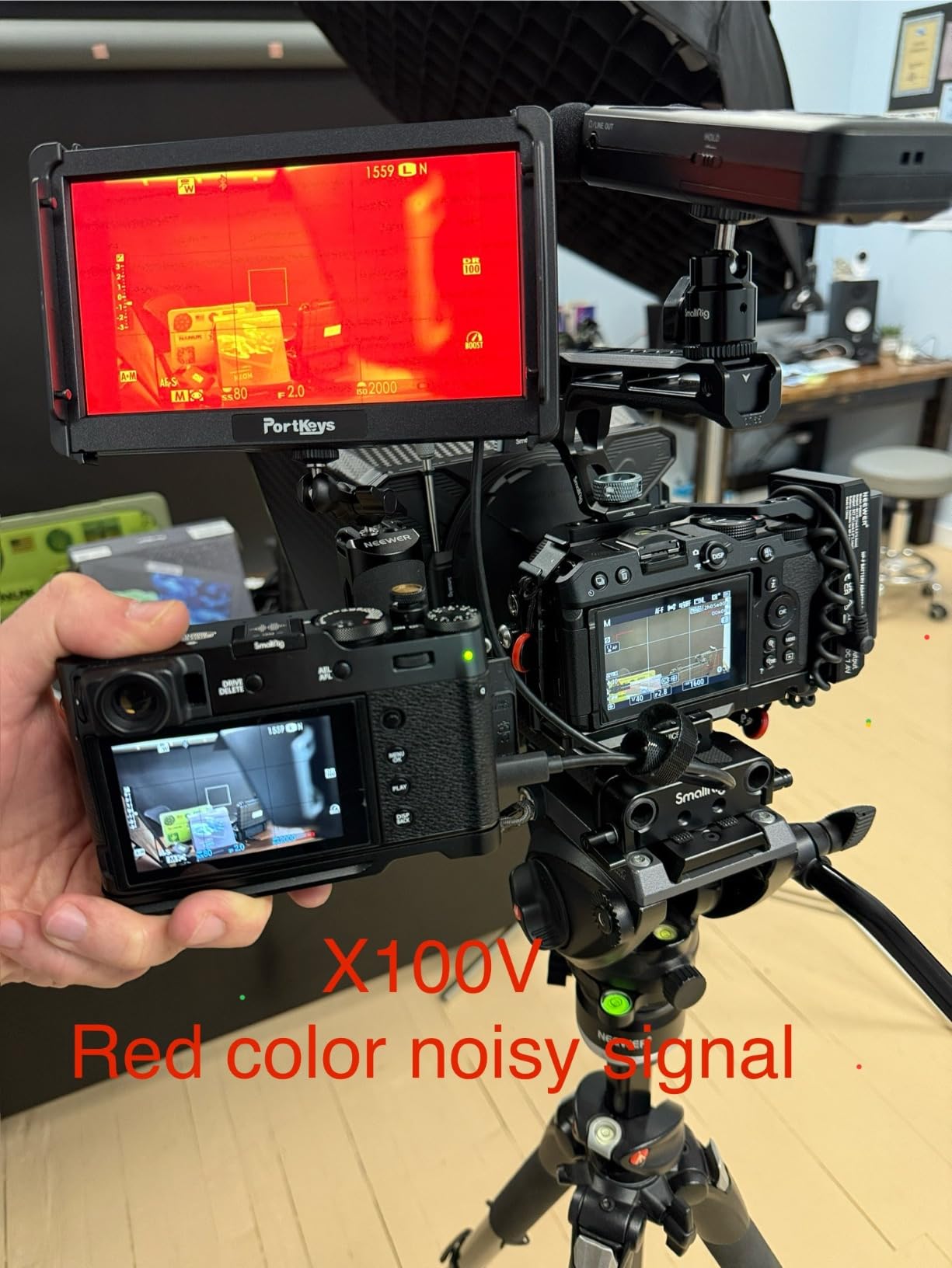 Portkeys HD7H 1000nit DSLR Camera Field Monitor 7 Inch 1280x720 IPS Camera Monitor Support 4K30p HDMI Input with Top Shortcut Keys and Sunshade customer photo 1
