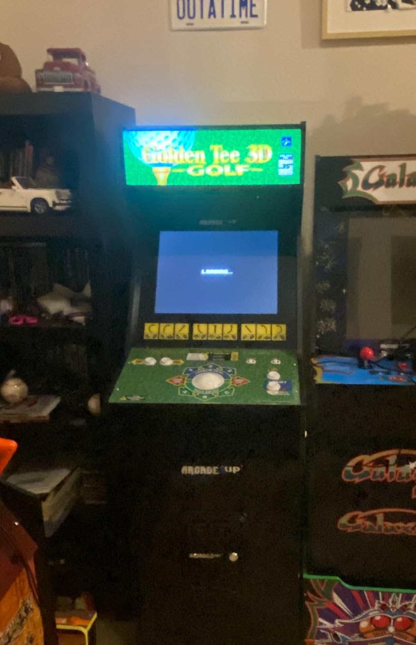 Arcade1Up Golden Tee 3D Deluxe Home Arcade, 8 Golf + Bowling Games | Over 5-Foot Video Game Machine with Trackball Controller customer photo 2