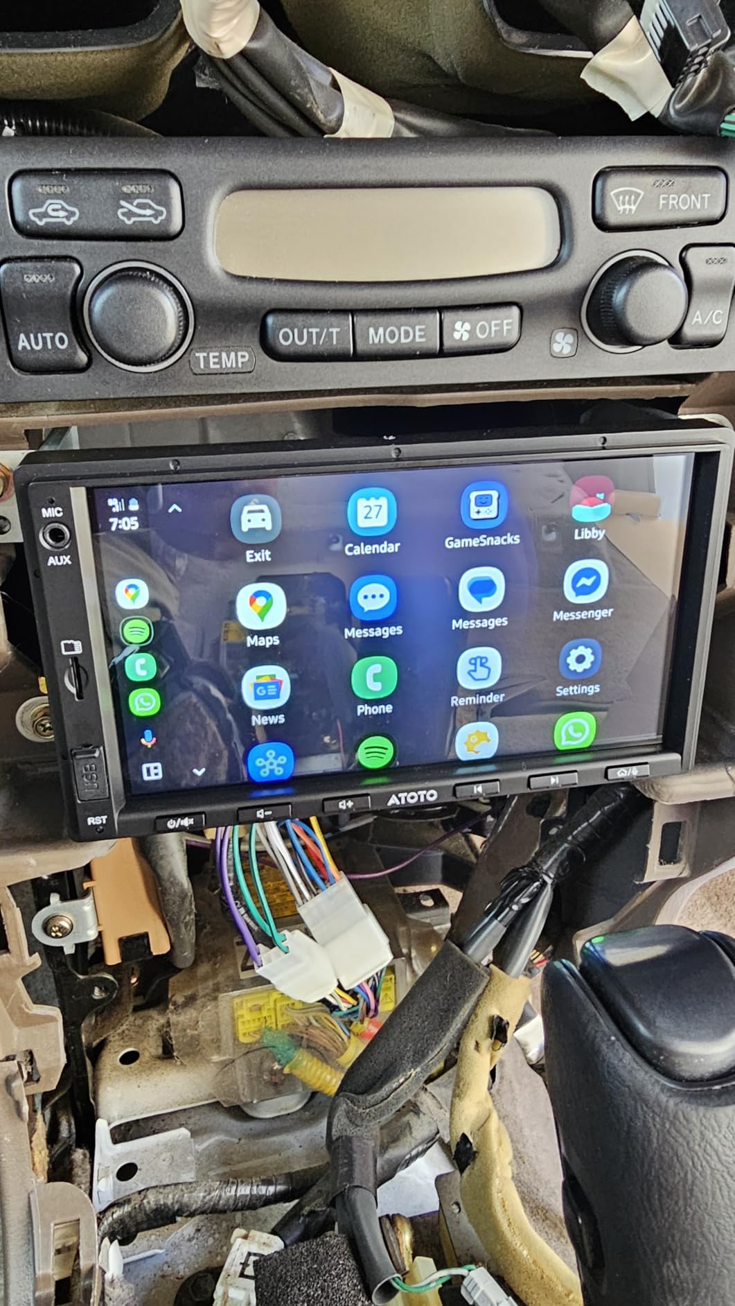 ATOTO A5L 7inch Android Double DIN Car Stereo,Wireless CarPlay&Android Auto customer photo 1