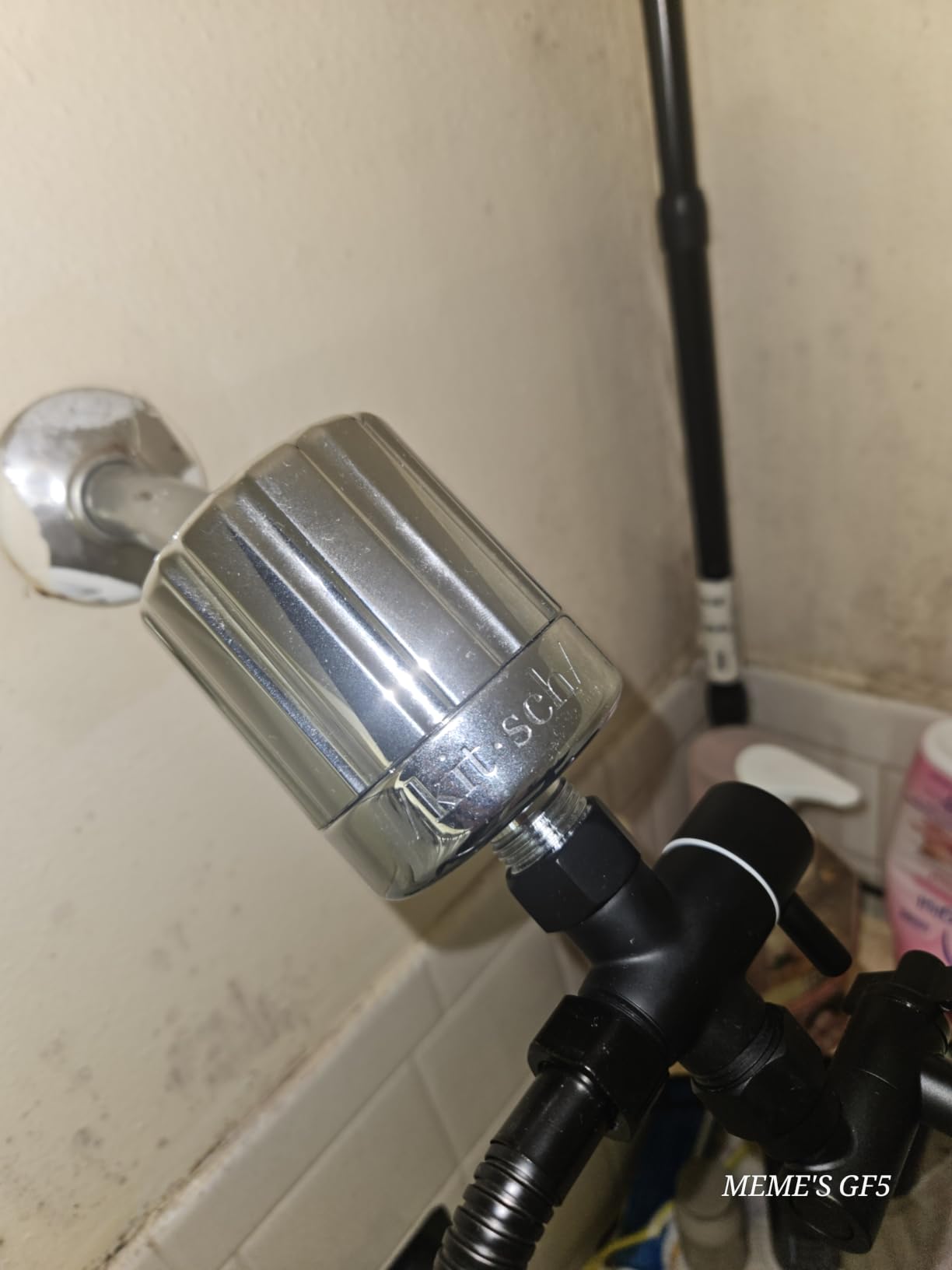 Kitsch Shower Filter Head for Hard Water - Filtered Shower Head, KDF-55 & Calcium Sulfite, Chrome customer photo 1