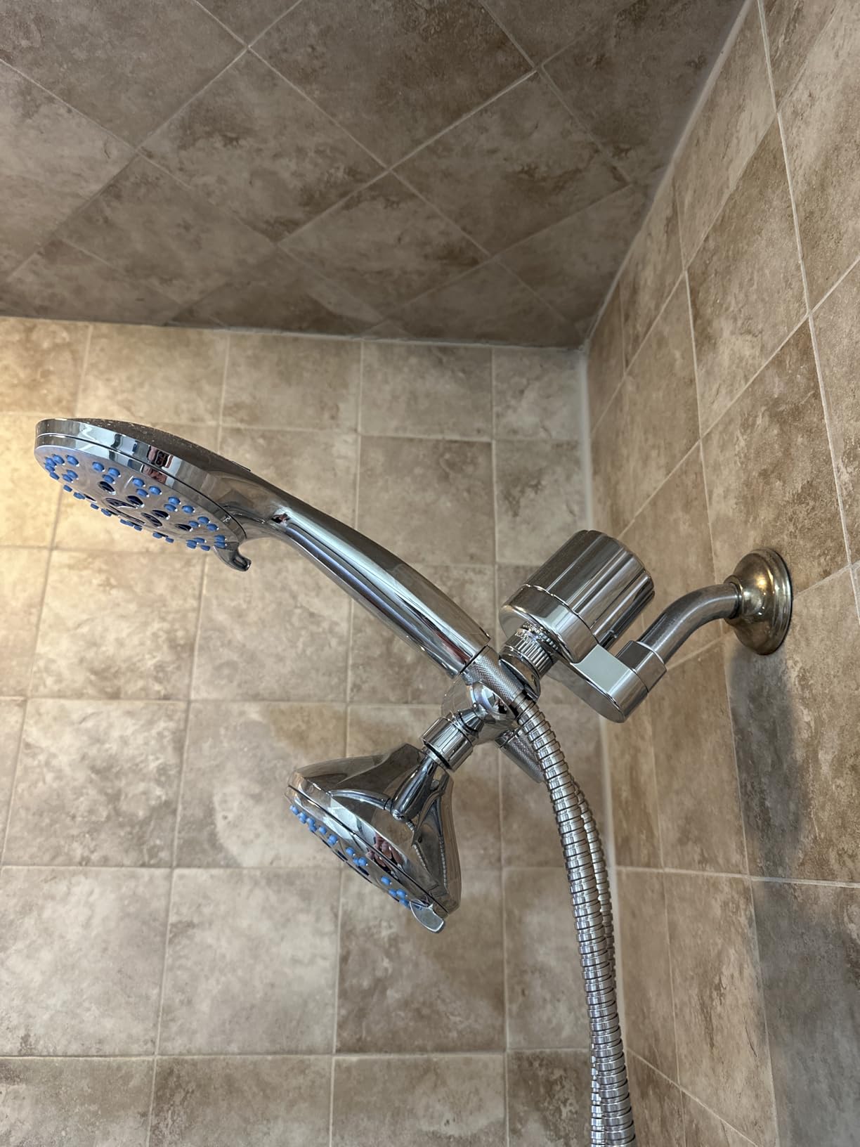 Kitsch Shower Filter Head for Hard Water - Filtered Shower Head, KDF-55 & Calcium Sulfite, Chrome customer photo 2