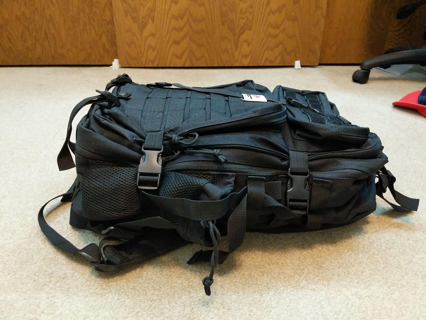 45L to 55L Expandable Professional Tactical Backpack | 1680D SUPER HEAVY DUTY BALLISTIC NYLON |10X Stronger Work & Military Bag | Built-In Rain Cover | MADE BY PROS FOR PROS customer photo 2
