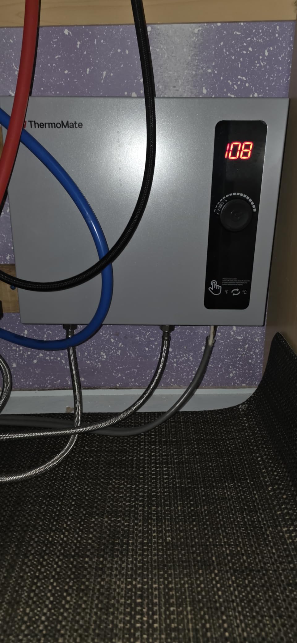 Tankless Water Heater Electric, ThermoMate 8kW at 240 Volt, On Demand Instant Hot Water Heater for Point of Use, Self-Modulating Save Energy, Save Space, 1.56GPM at 35°F Rise customer photo 2