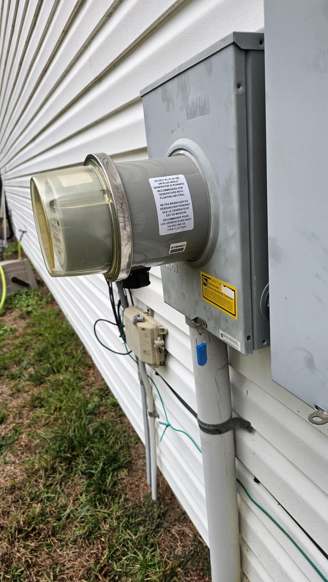 GenerLink Automatic Transfer Switch for Home Generator w/Surge Protection - Meter Mounted Transfer Switch for Portable Generators - Outdoor & Home - Fast and Easy Installation - 30AMP customer photo 2