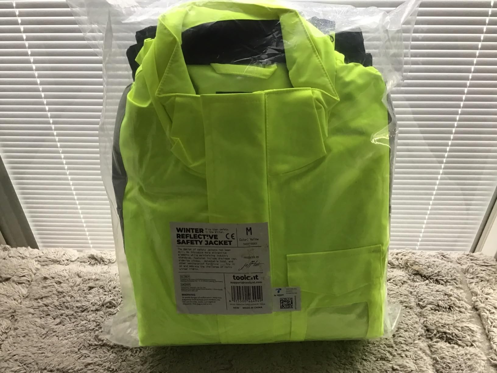 toolant 100% Waterproof Safety Jackets for Men, Hi Vis Reflective Work Jackets, Construction Rain Coats for Cold Weather customer photo 1