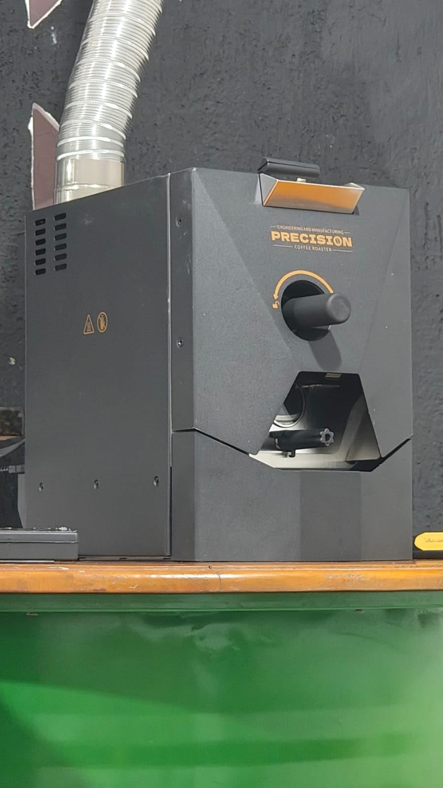 1Pound Electric Coffee Roaster for Home Use, Automatic Roasting And Easy Operation, With A Smoke Filter, 2 Chimney Tube, And Chaff Collector customer photo 1