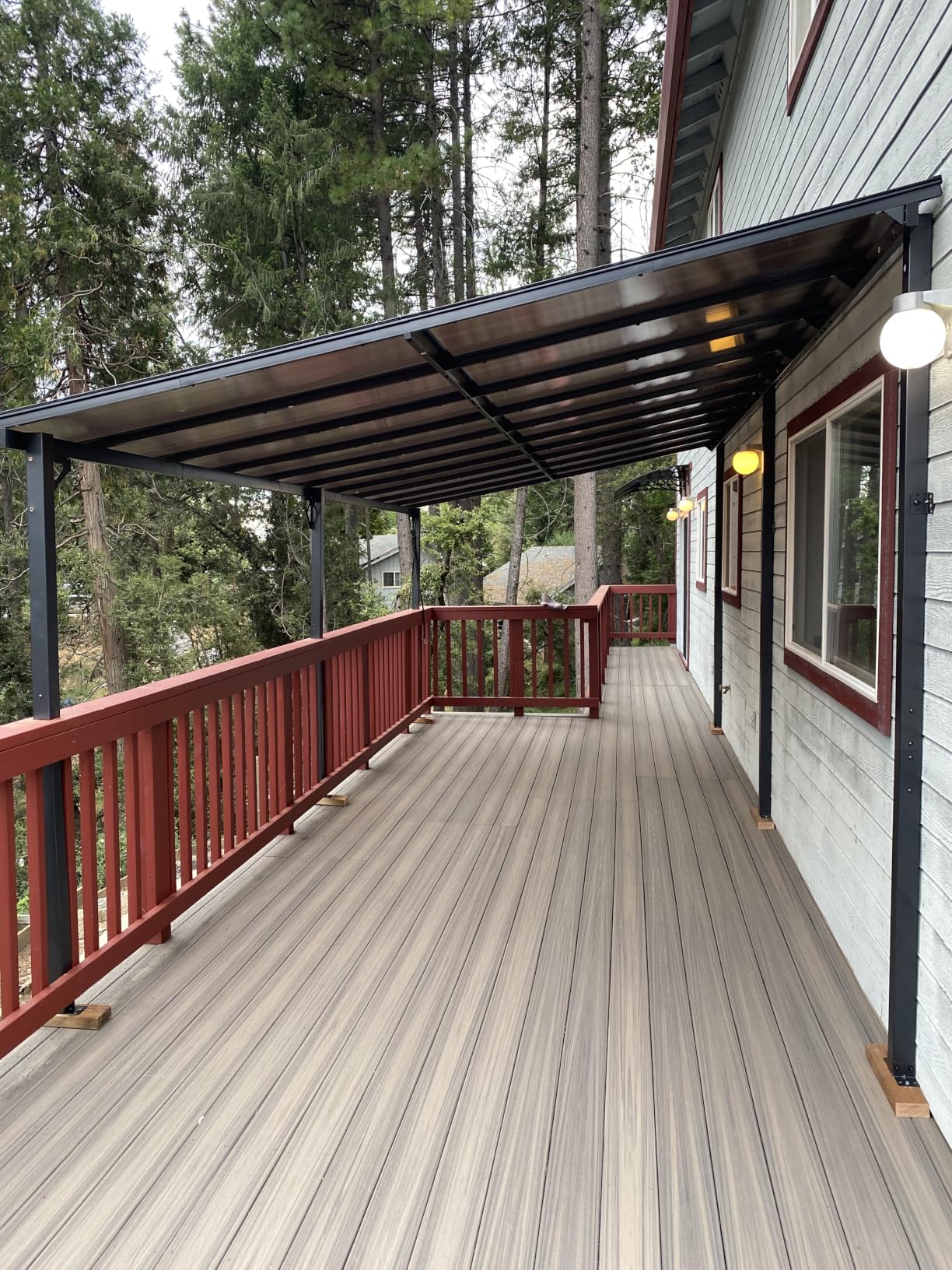 Aoxun 12’x10’ Gazebo for Patio, Gazebo Pergola with Sloped Roof, Black customer photo 2