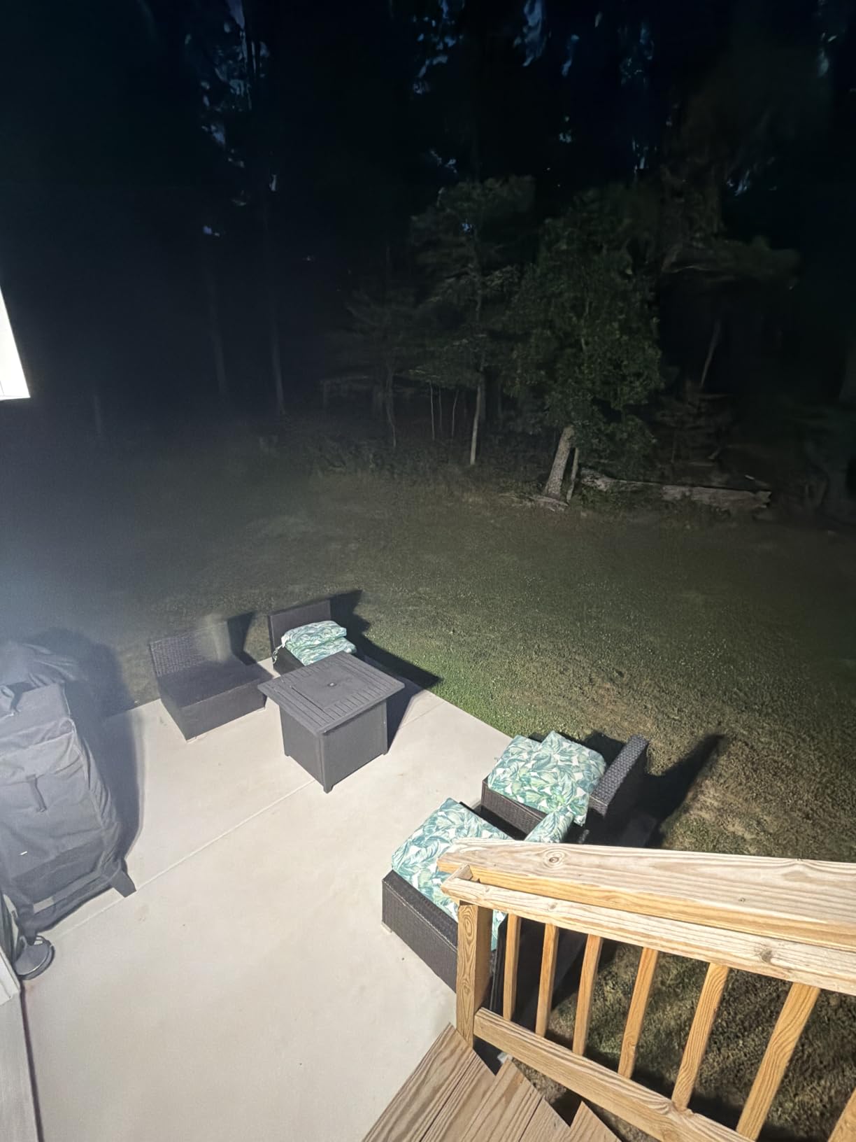 80W 9000LM LED Security Light Hardwire Motion Sensor Outdoor Lights, 4 Head LED Flood Lights Outdoor 5000K Daylight, IP65 Waterproof, Motion Detected Lights for Outside, Garage, Yard (Black) customer photo 2