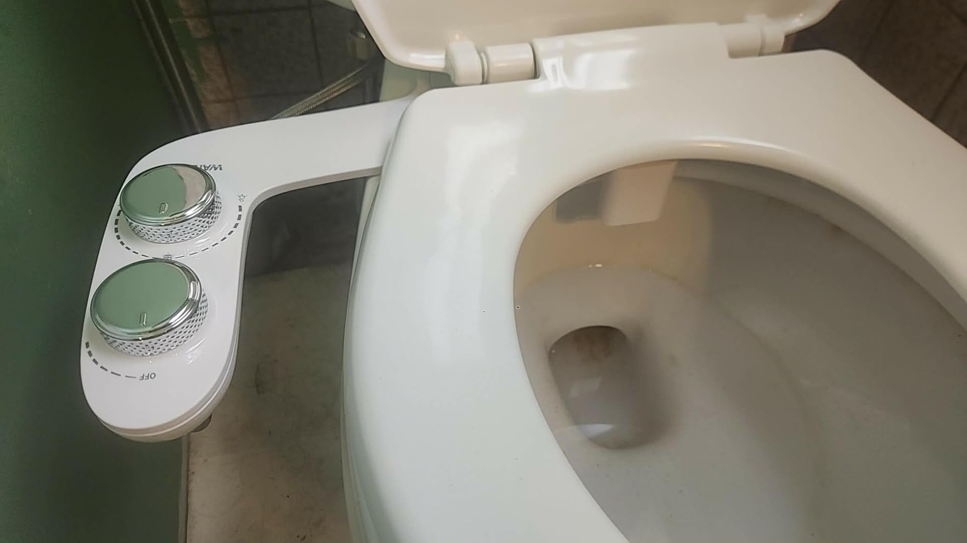 WATERLACE Bidet Attachment for Toilet Seat Water Pressure - Non Electric Bidets Self Cleaning Sprayer - Dual Nozzle Bidet Attachments Toilets Spray - Adjustable Bidets Wash Butt Cleaner for Bathroom customer photo 1