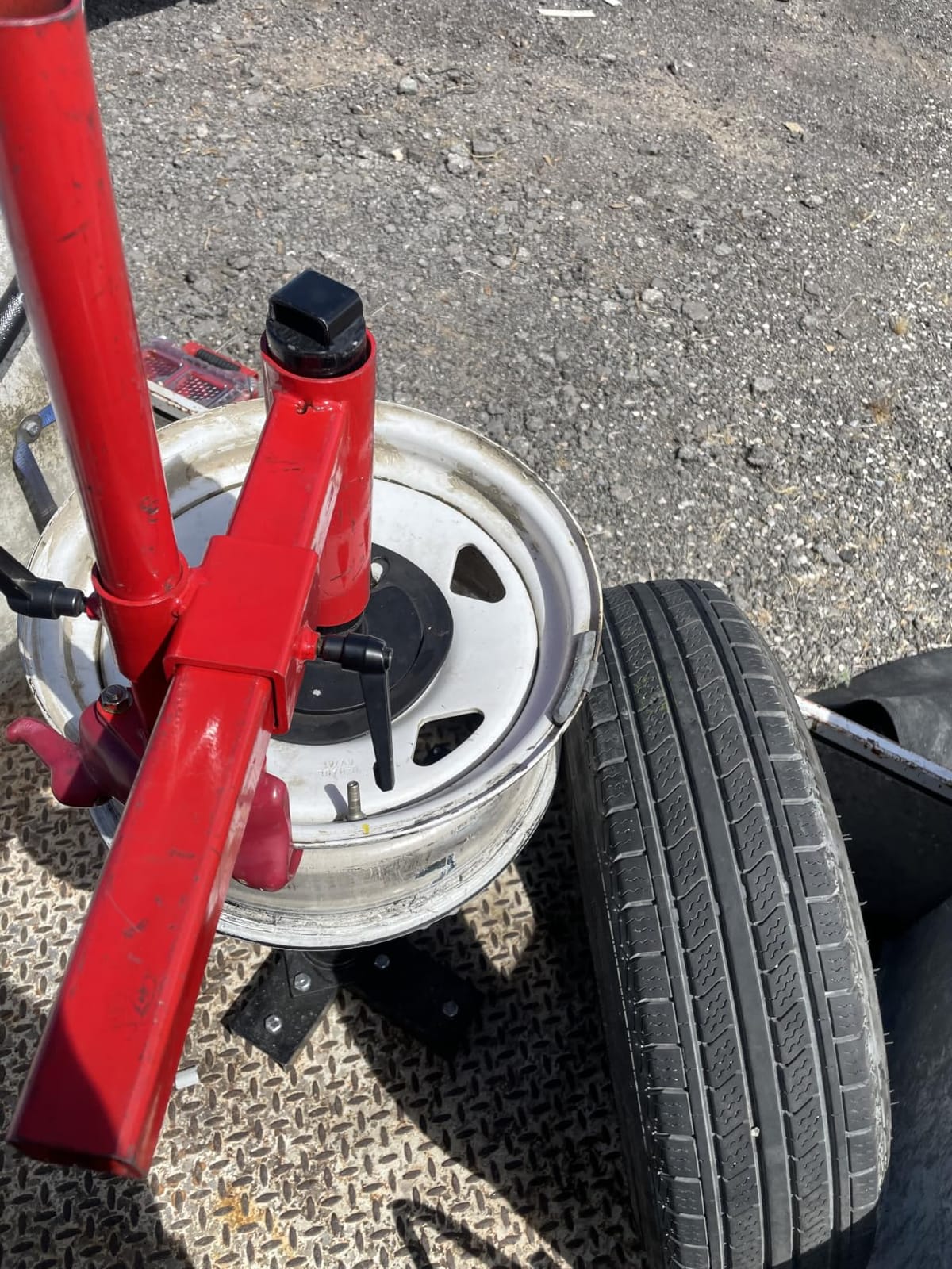 Manual Tire Changer Duck Head Kit, Portable Tire Changer | Duck Head Tire Changer with Silver Cone, Fit for 16