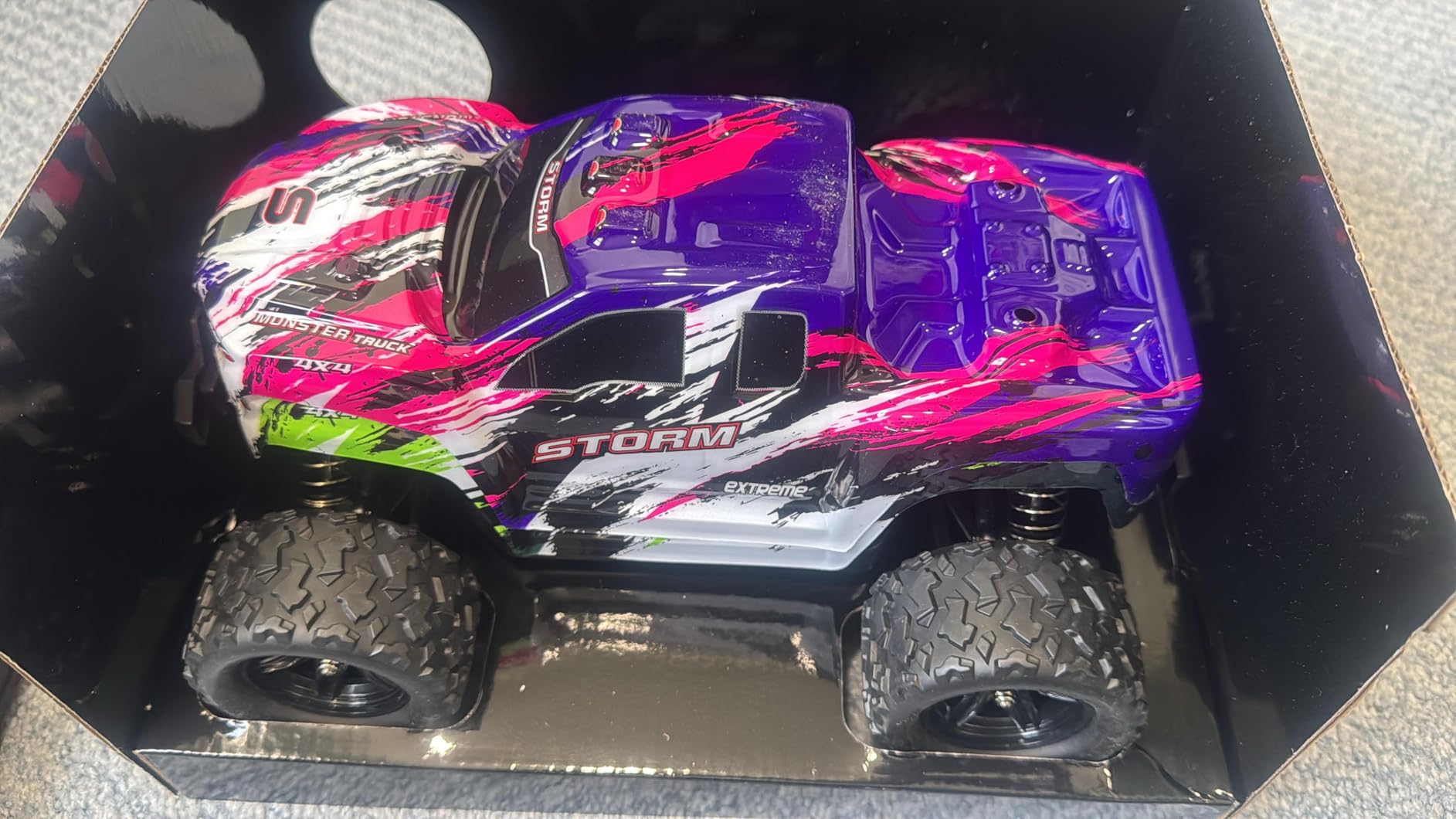 X-TMAGA 1:18 All Terrain RC Car for Adults & Boys (HS18-05), 4WD Off-Road RC Truck High Speed Fast 40+ KPH, 4X4 Waterproof Remote Control Car with 2 Rechargeable Batteries customer photo 1