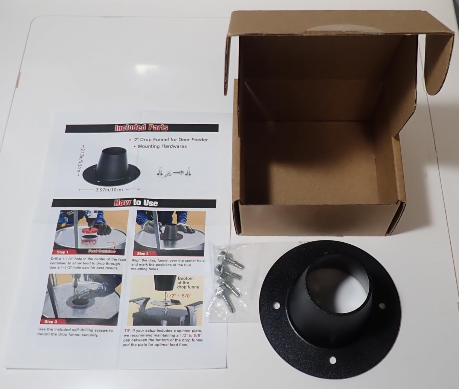 6V Deer Feeder Kit, Motor and Timer Metal Kit, Digital Game FeederTimer, Mounting Bracket Included, Up to 8 Feed Time, Easy to Install, Weatherproof Feed Kit customer photo 2
